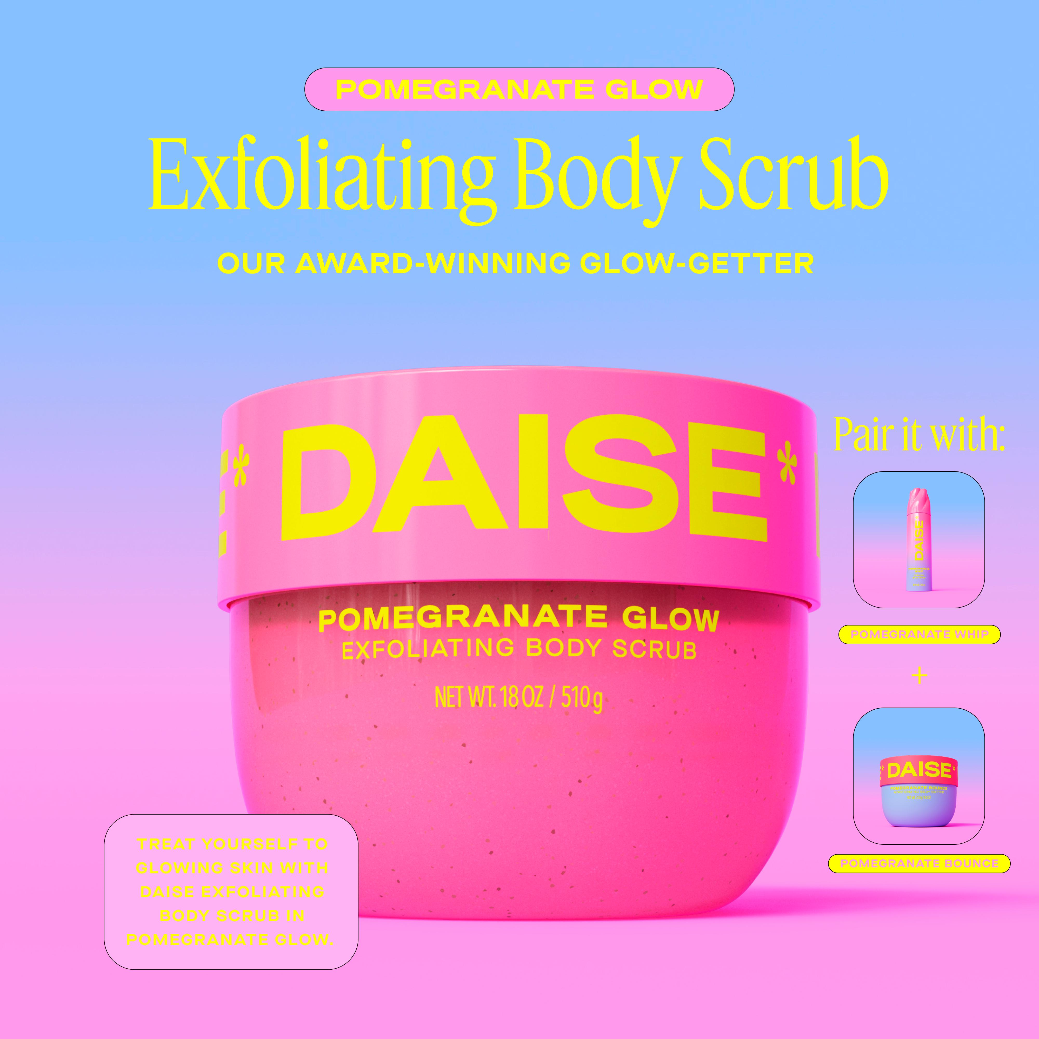 Daise 510g Pomegranate Glow Exfoliating Body Scrub thumbnail 6