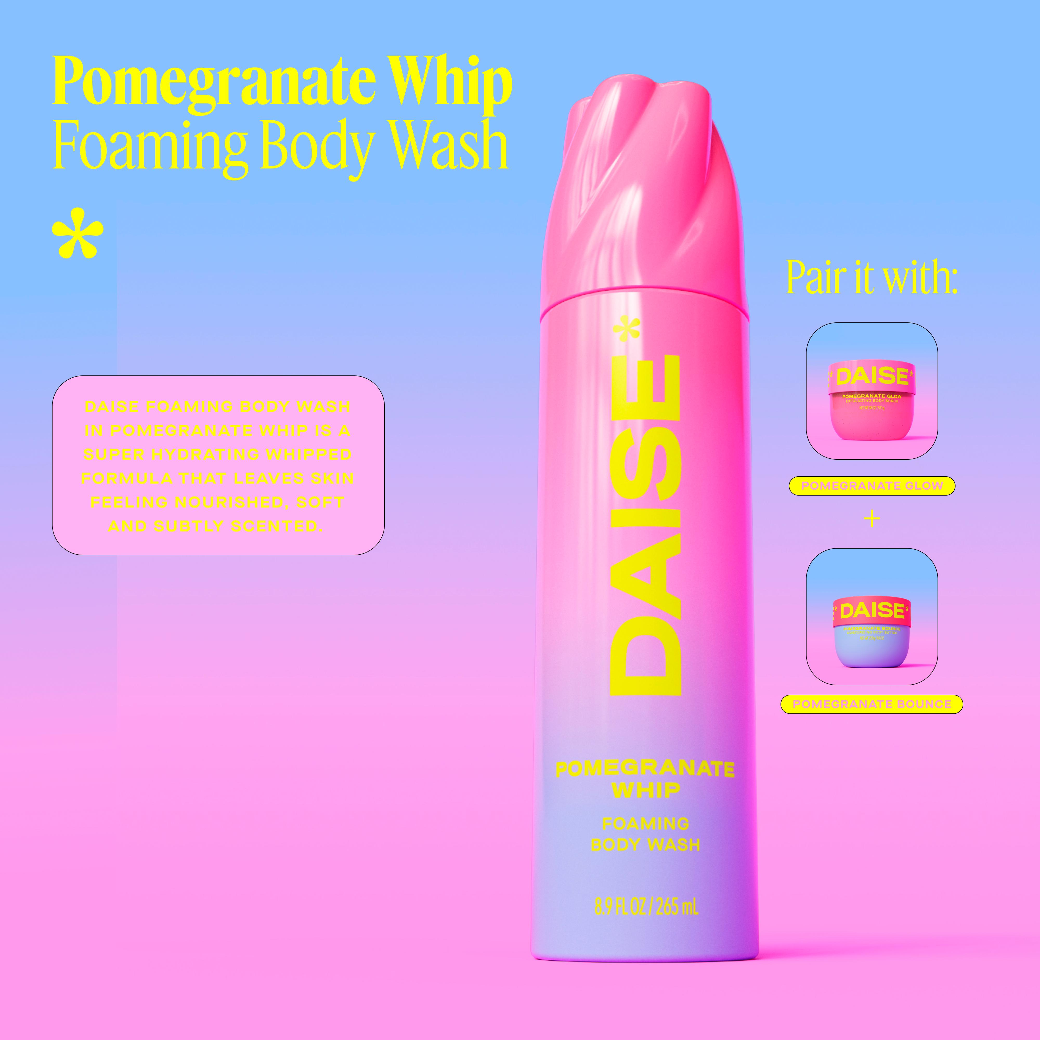 Daise 265ml Pomegranate Whip Foaming Body Wash thumbnail 6