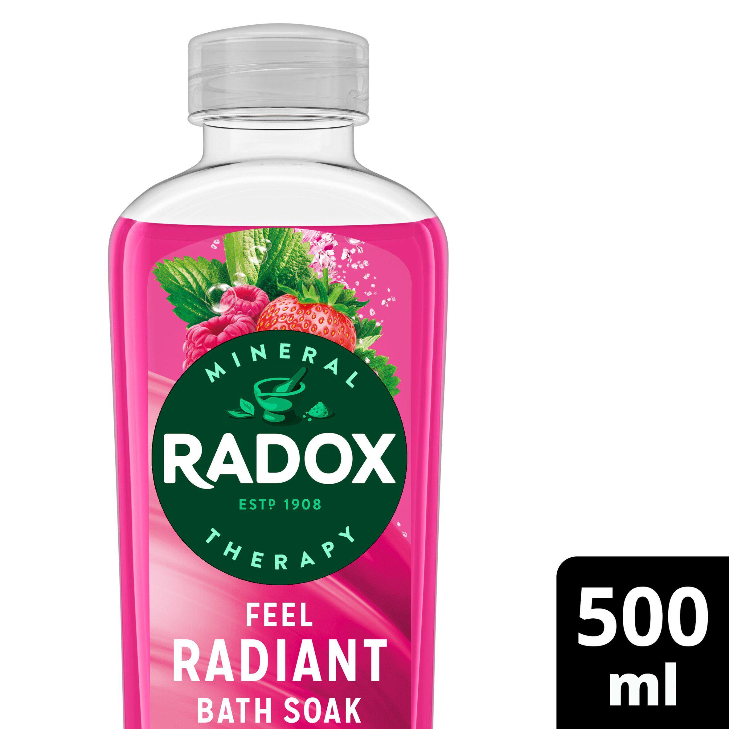 Radox 500ml Mineral Therapy Feel Radiant Bath Soak