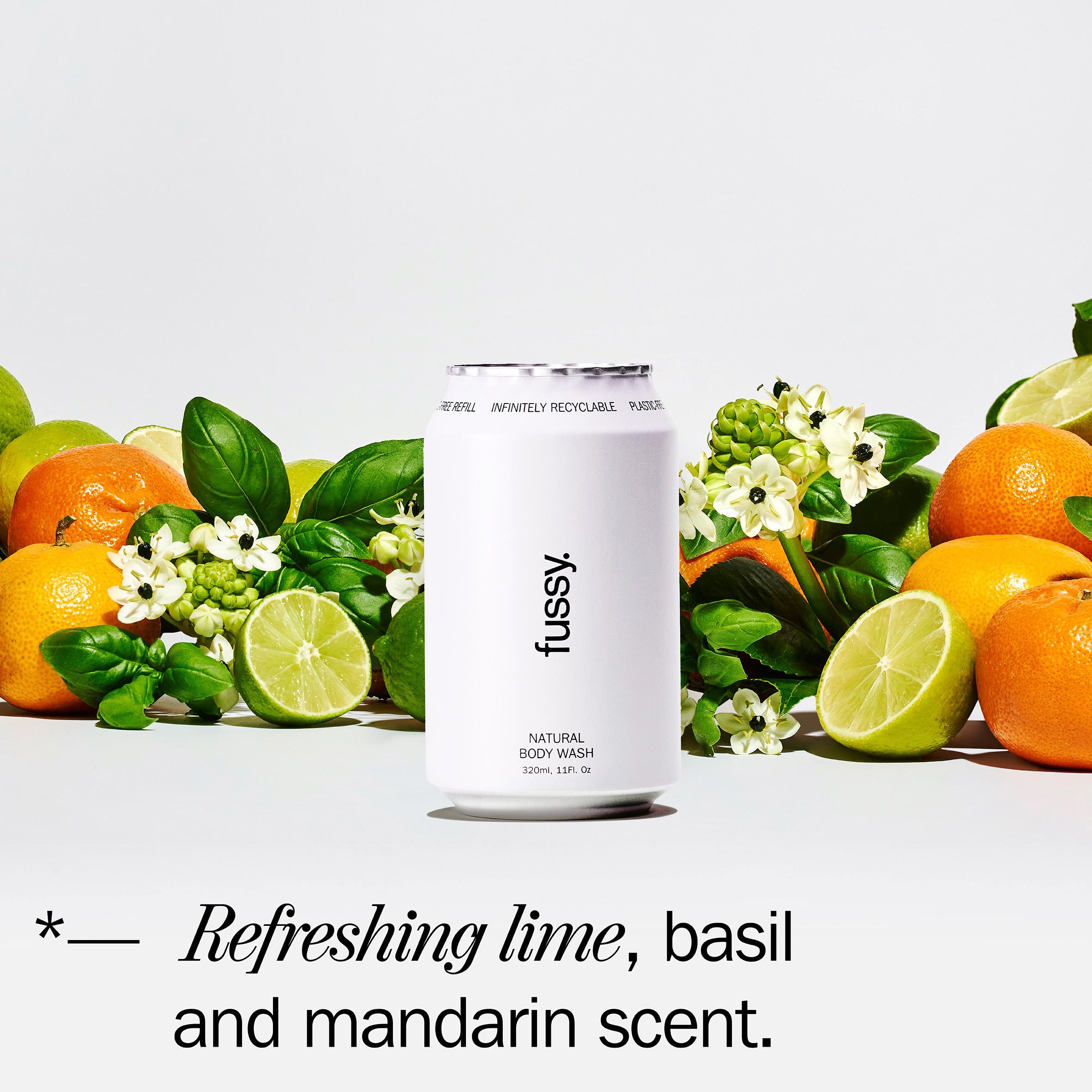 Fussy 320ml Refillable Natural Tropic Tonic Body Wash thumbnail 4