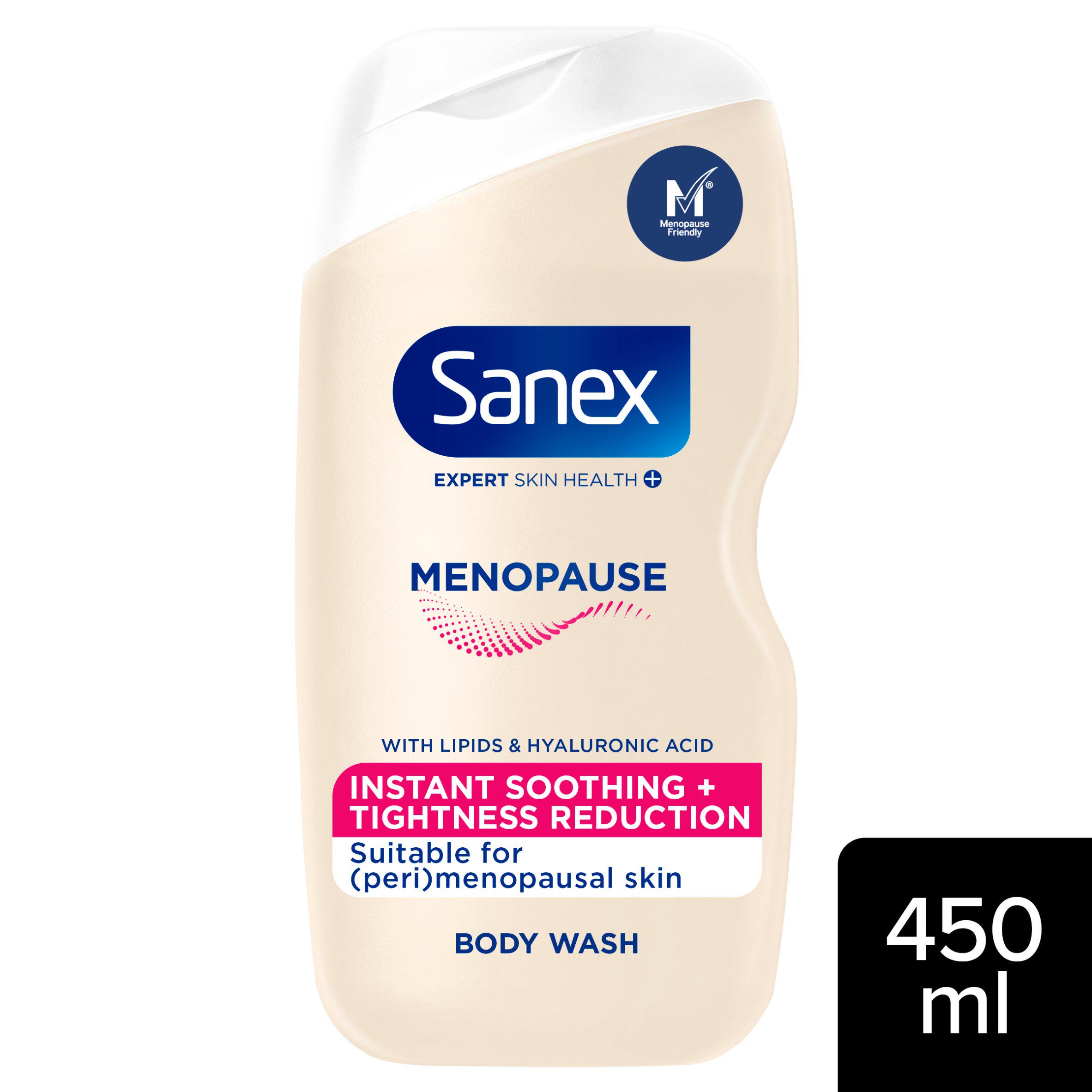 Sanex Expert Skin Health+ Menopause Shower Gel Body Wash 450ml