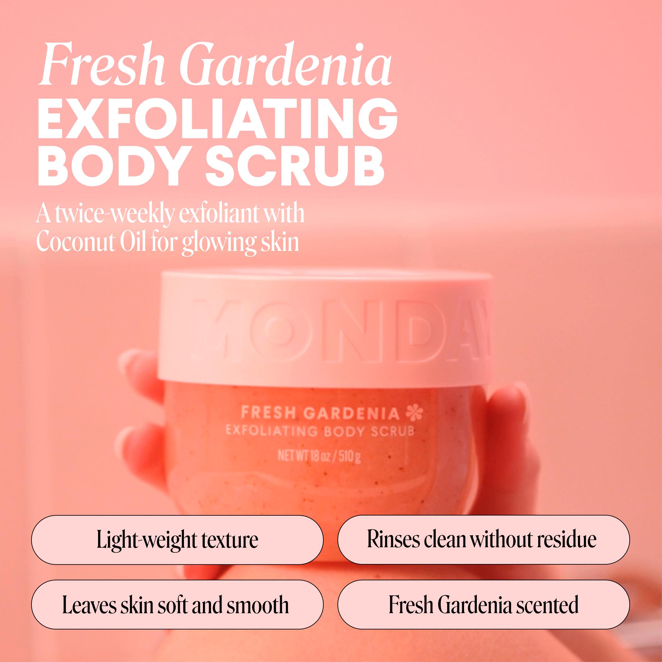 Monday Haircare 510g Fresh Gardenia Exfoliating Body Scrub thumbnail 3