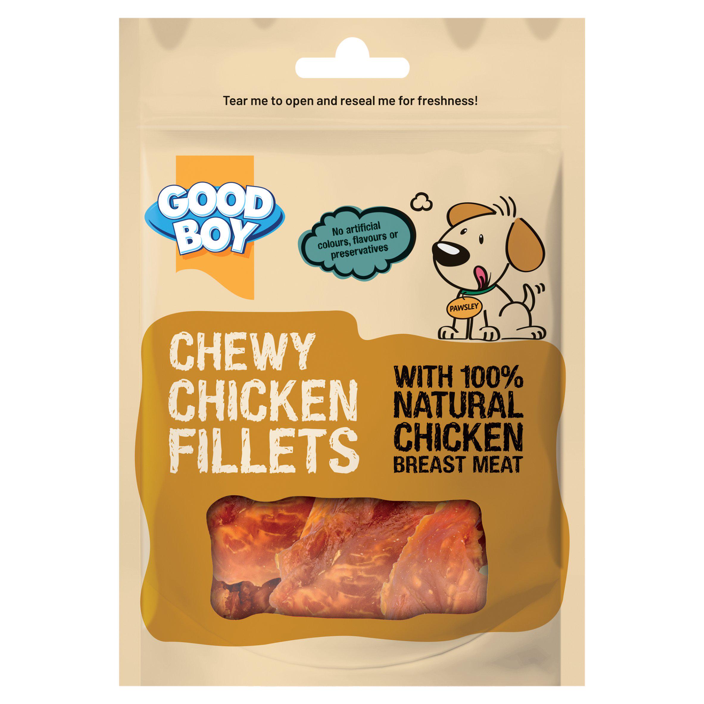 Good Boy 70g Chewy Chicken Fillets Dog Treats