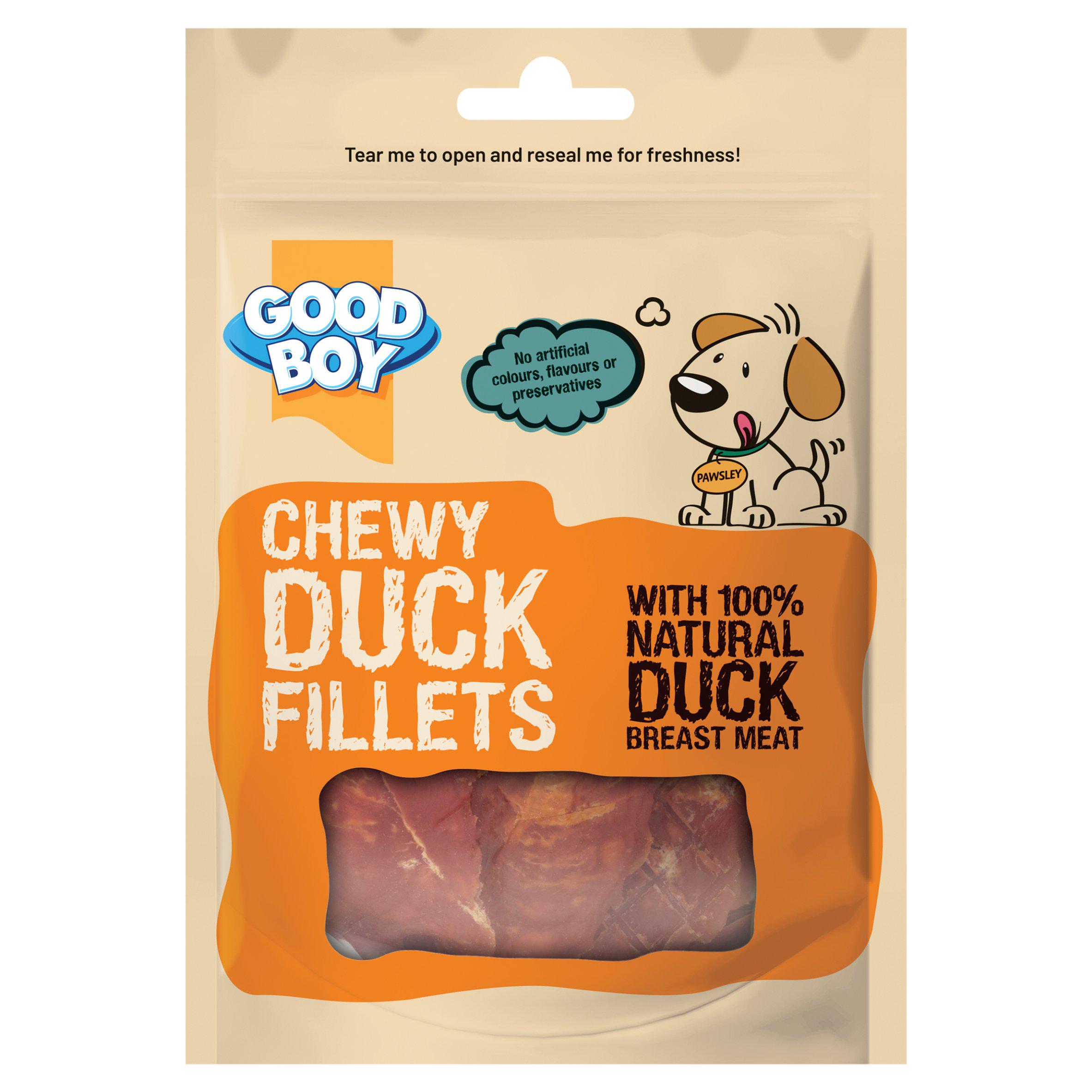 Good Boy 70g Chewy Duck Fillets Dog Treats