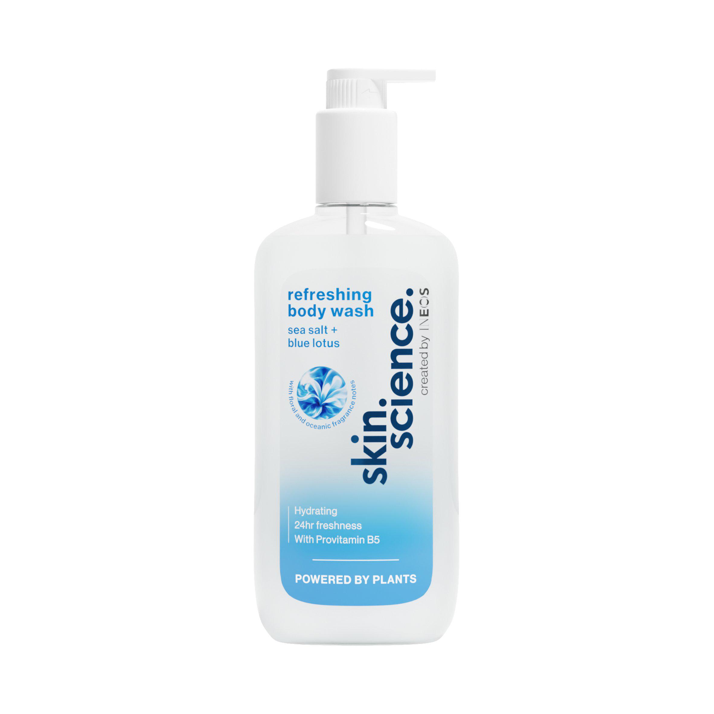 Ineos Skin Science 500ml Sea Salt + Blue Lotus Body Wash