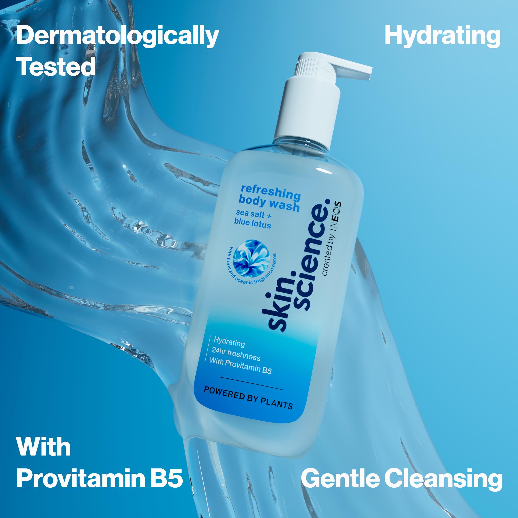 Ineos Skin Science 500ml Sea Salt + Blue Lotus Body Wash thumbnail 3