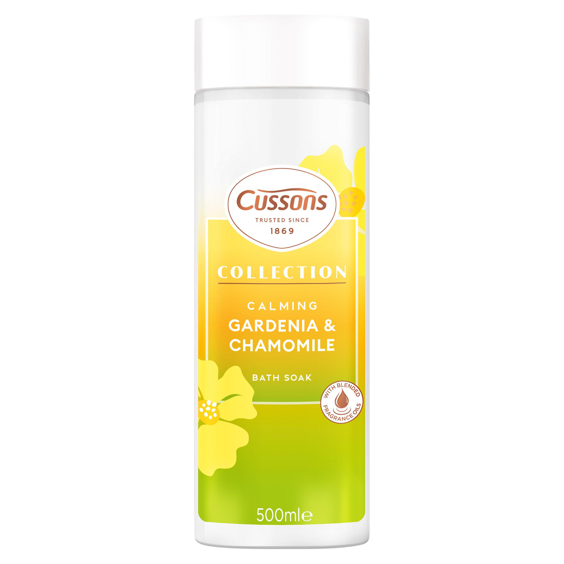 Cussons Collection 500ml Calming Gardenia & Chamomile Bath Soak