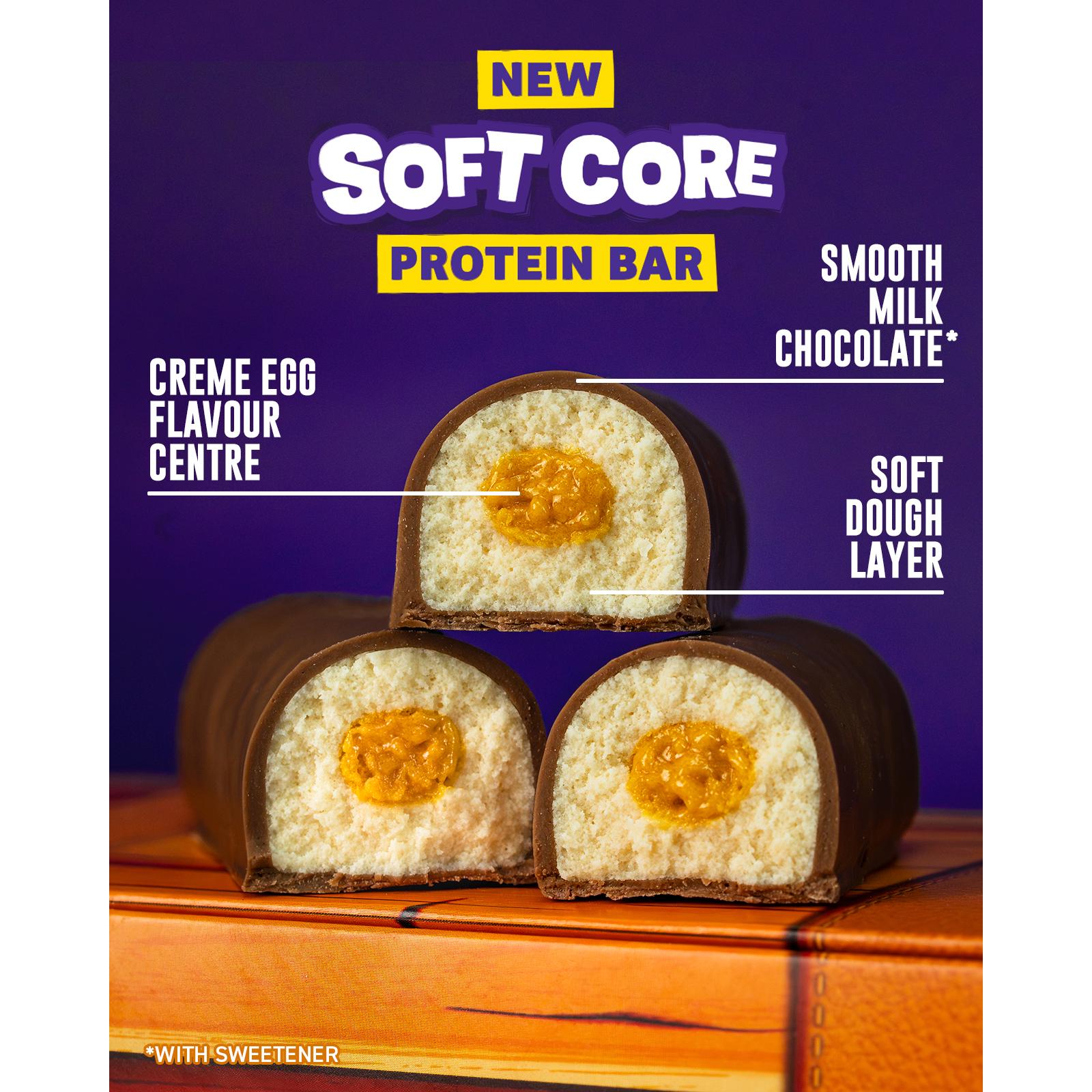 Grenade 45g Soft Core Creme Egg Flavour Protein Bar, Limited Edition thumbnail 4