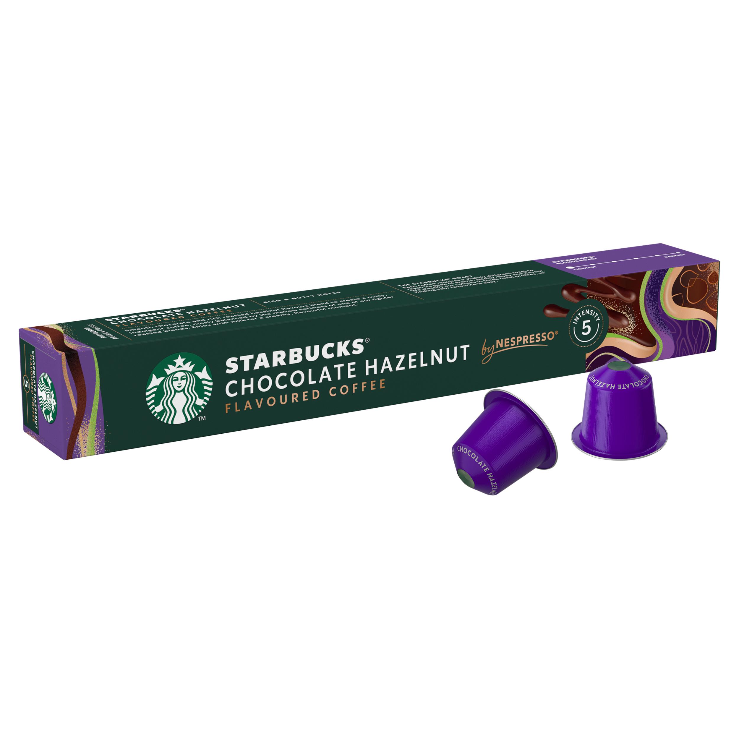 Starbucks Chocolate Hazelnut by Nespresso Coffee Pods 51g thumbnail 2