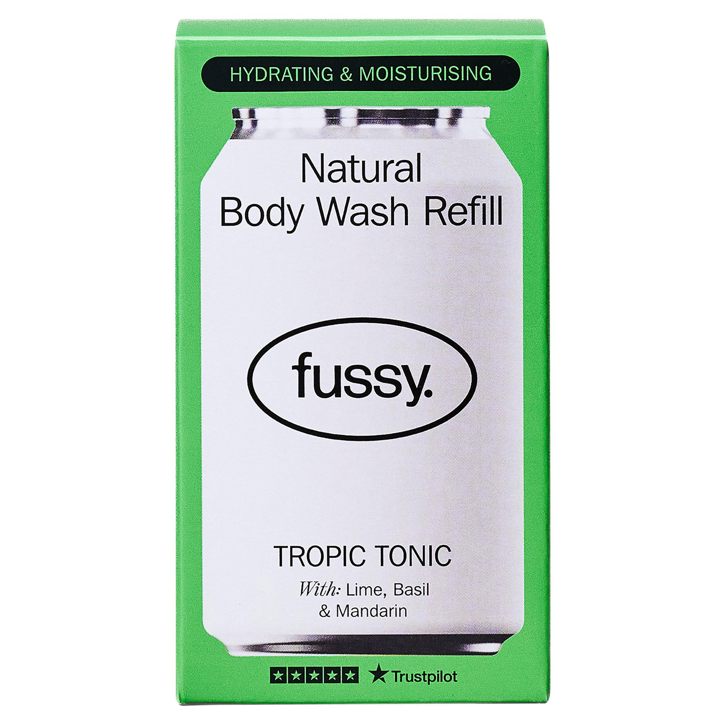 Fussy 320ml Tropic Tonic Natural Body Wash Refill