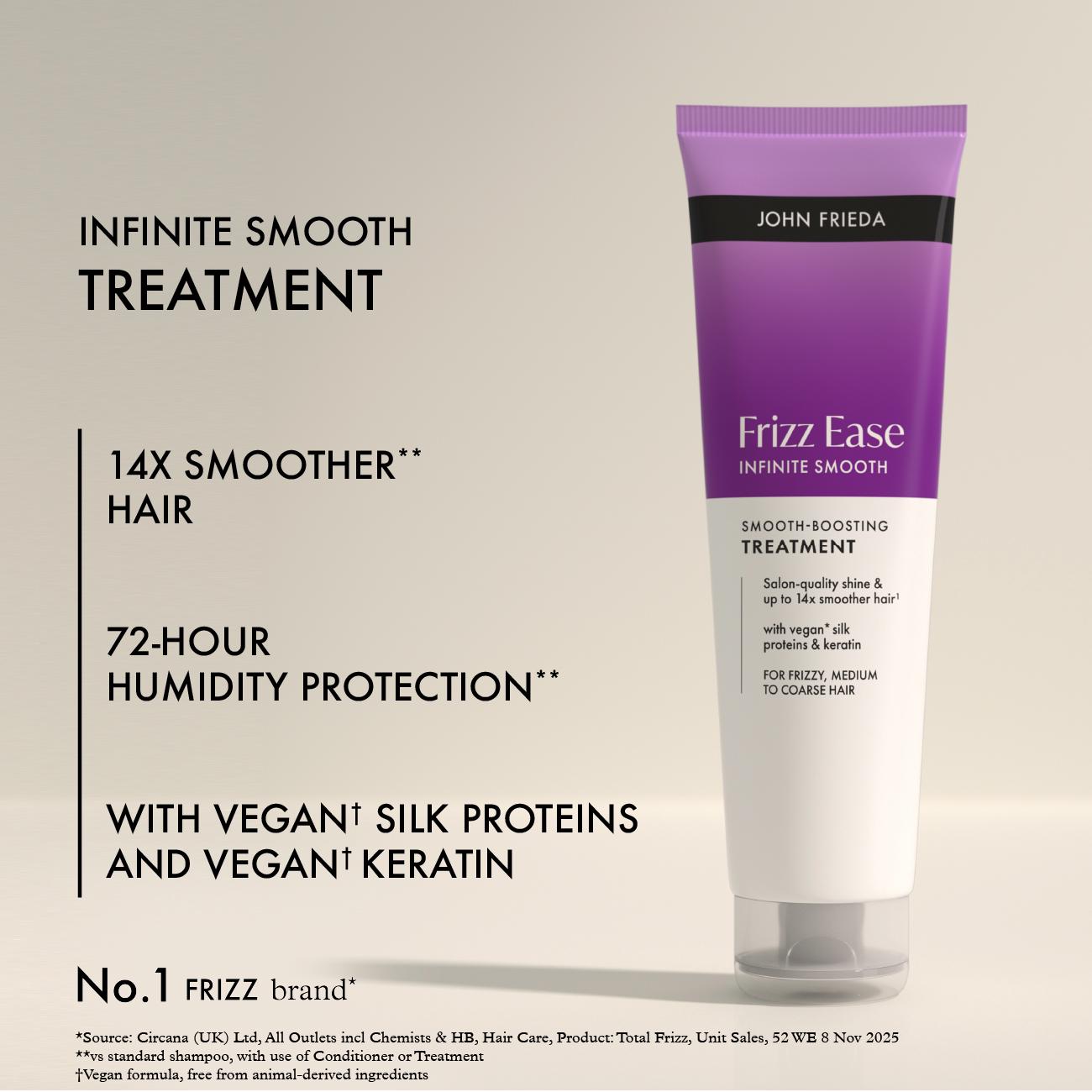 John Frieda 150ml Frizz Ease Infinite Smooth Boosting Treatment thumbnail 2