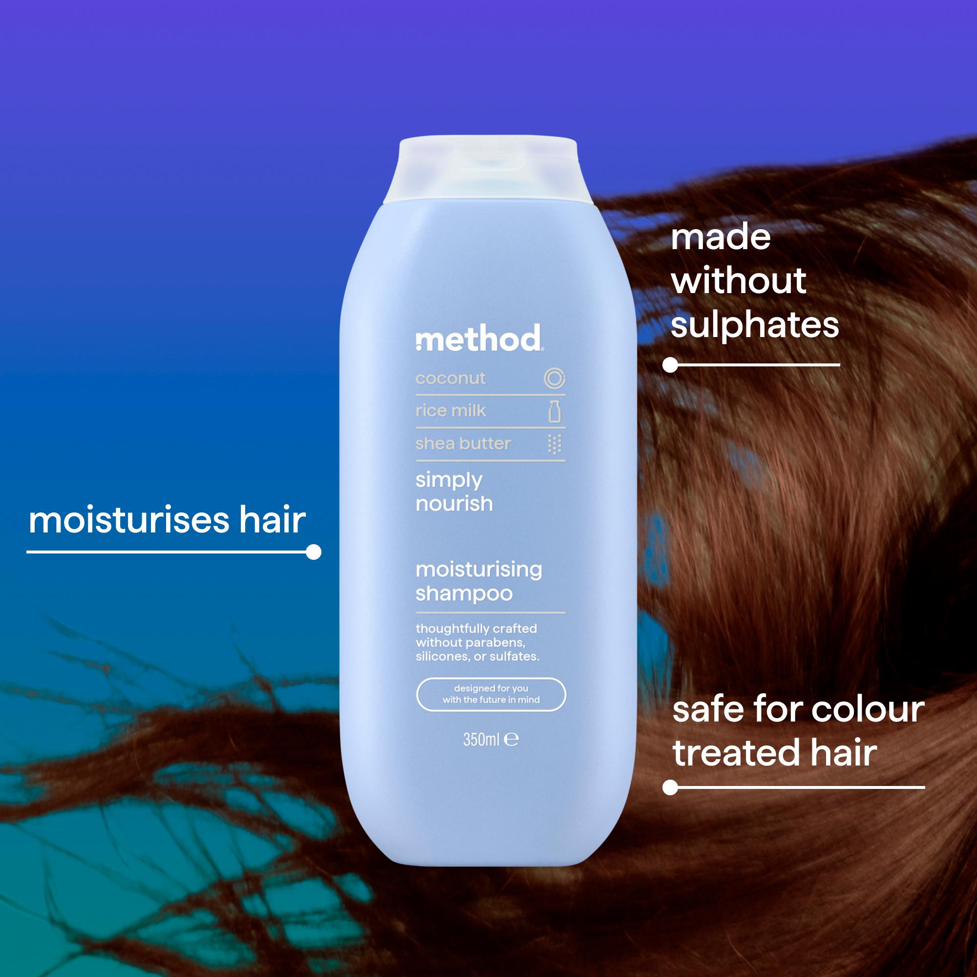 Method 350ml Simply Nourish Moisturising Shampoo thumbnail 4