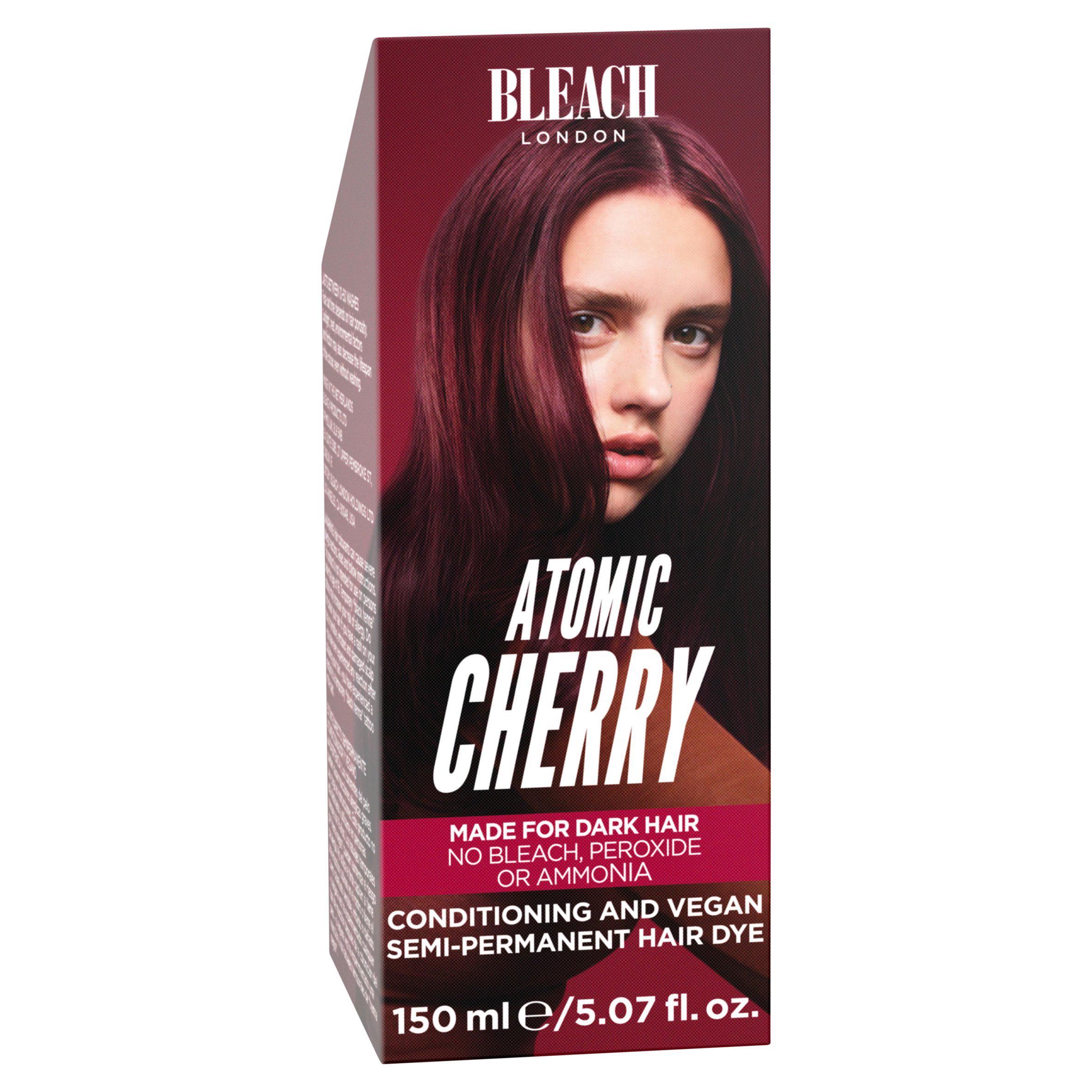 Bleach London 150ml Atomic Cherry Semi Permanent Hair Dye