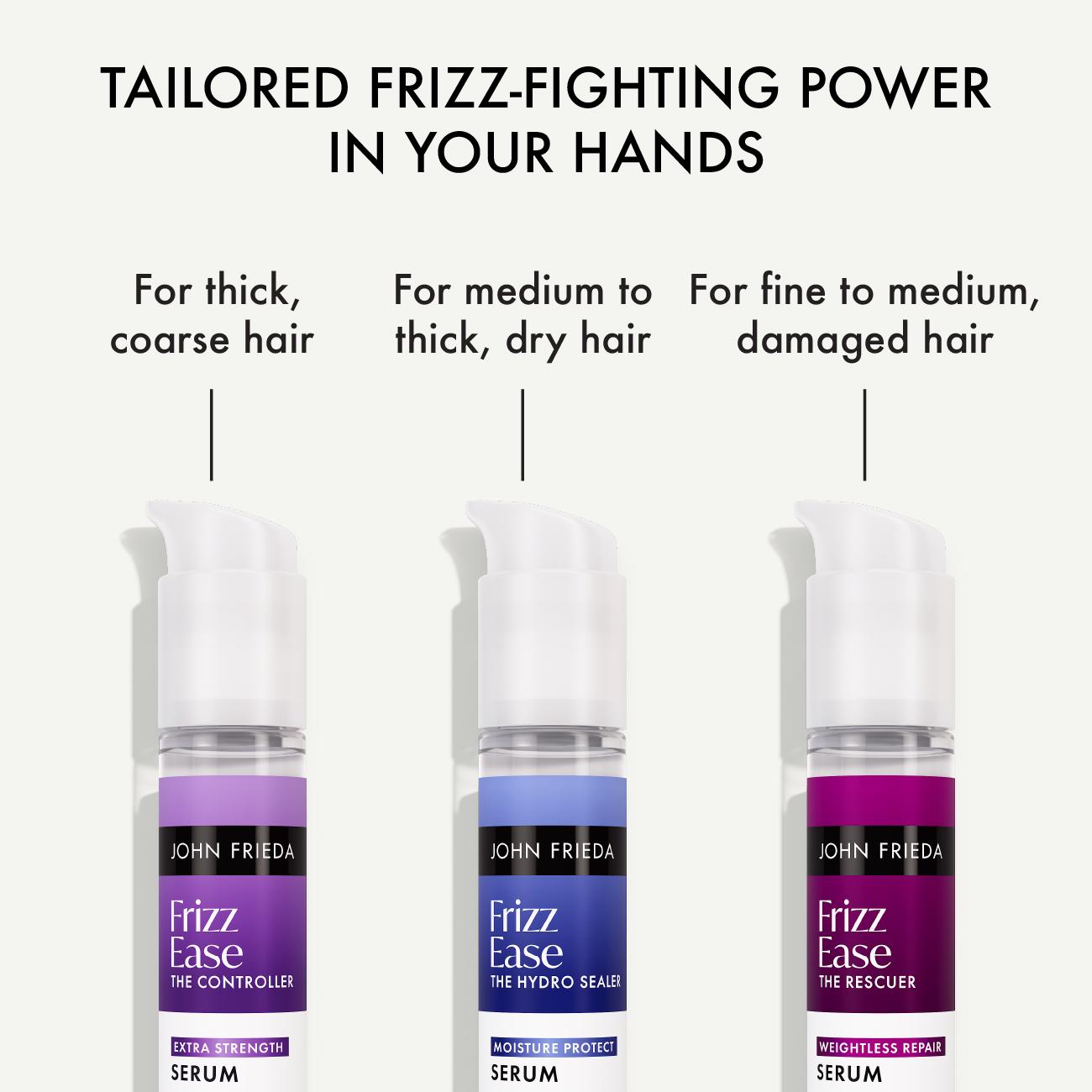 John Frieda 50ml Frizz Ease the Hydro Sealer Moisture Protect Hair Serum thumbnail 5
