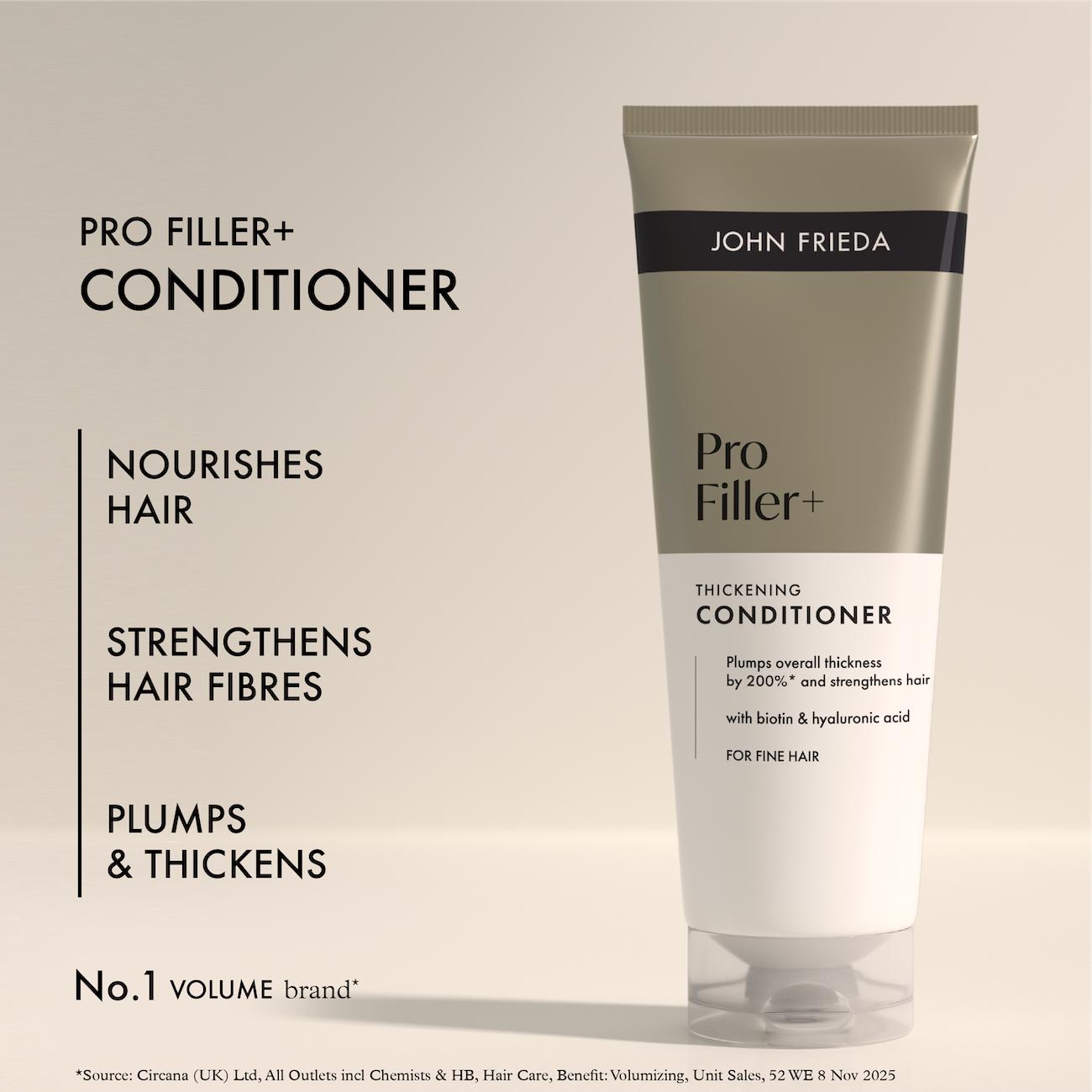 John Frieda 250ml Pro Filler+ Thickening Conditioner thumbnail 3