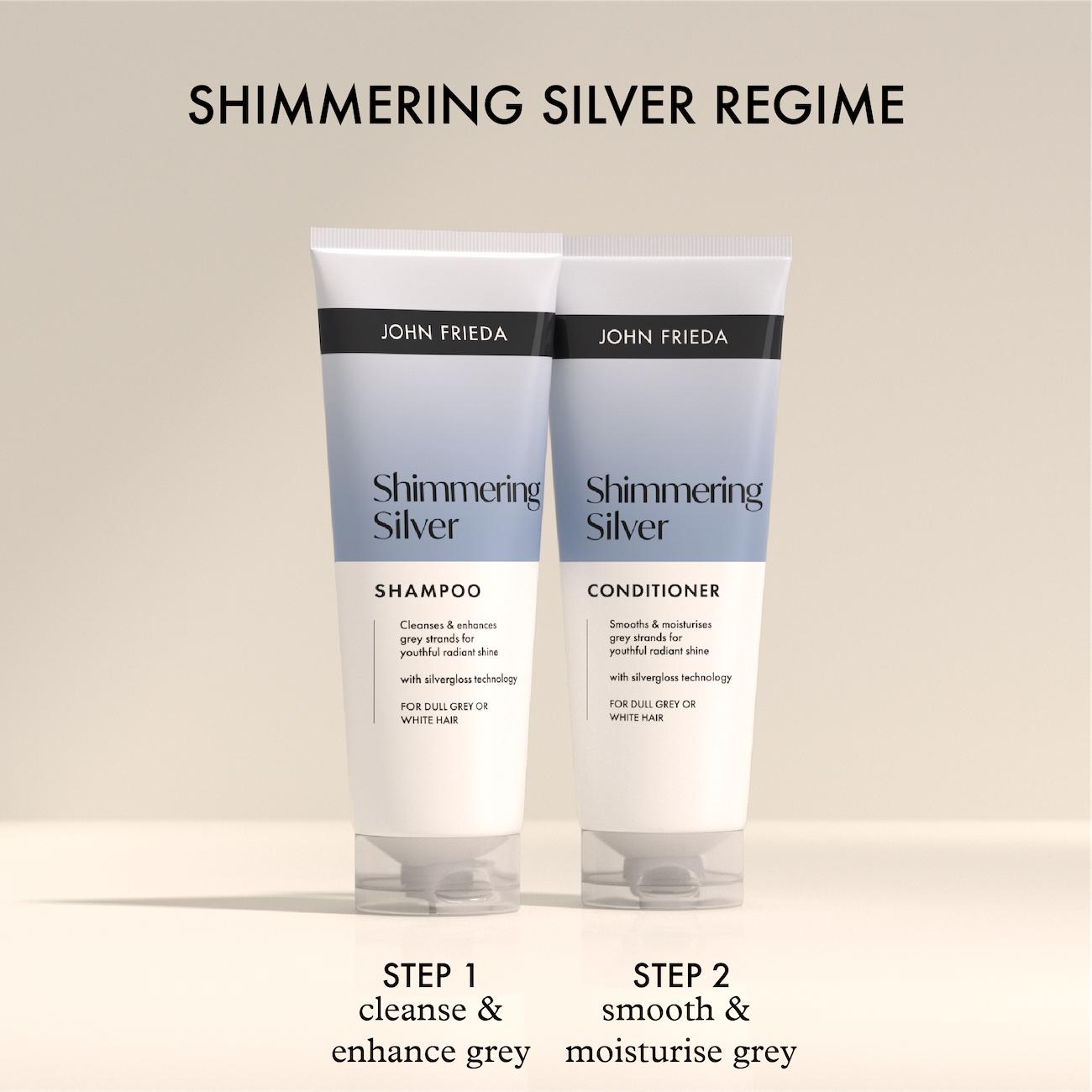 John Frieda 250ml Shimmering Silver Conditioner thumbnail 5
