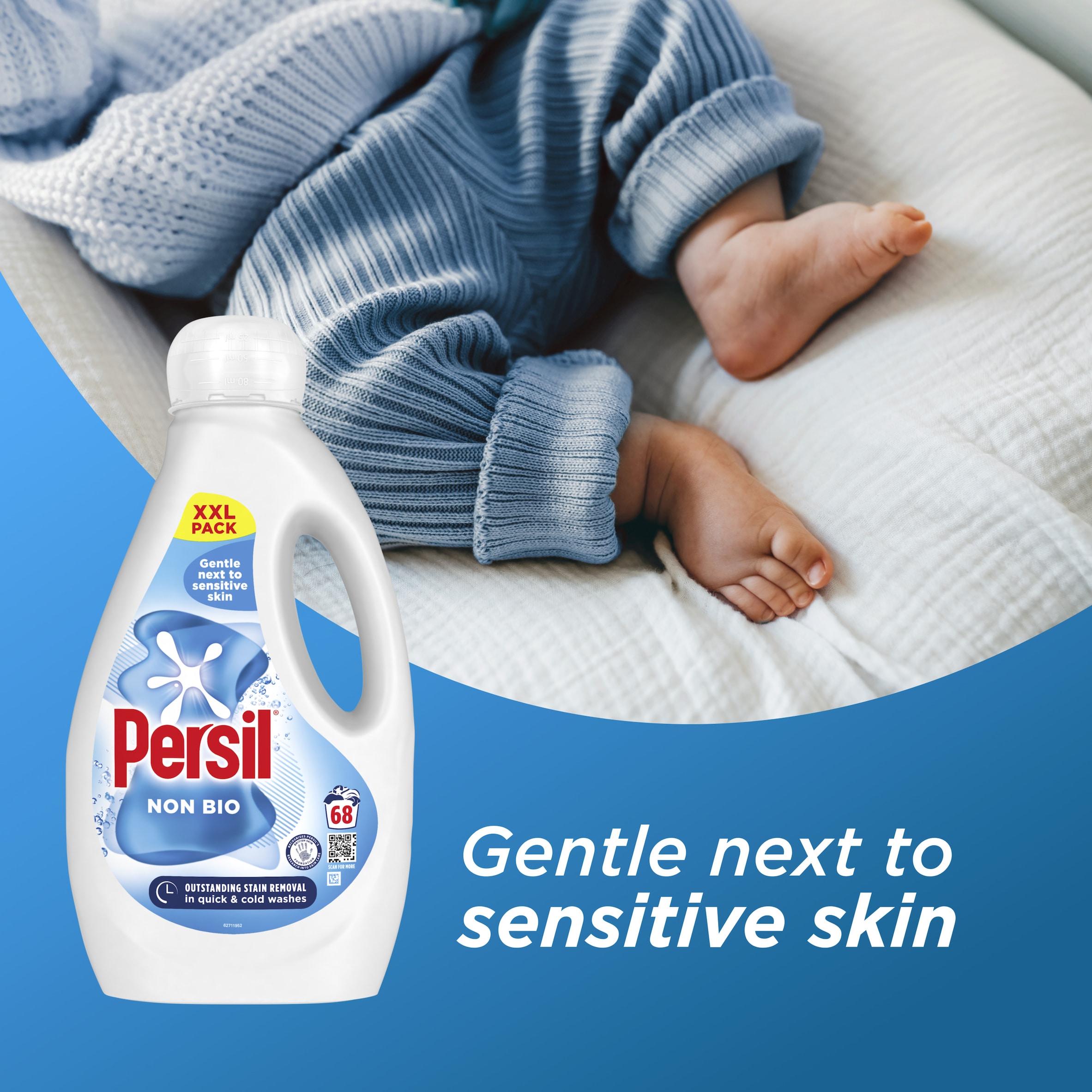 Persil 68 Washes Non Bio Laundry Washing Liquid Detergent 1.836L thumbnail 2