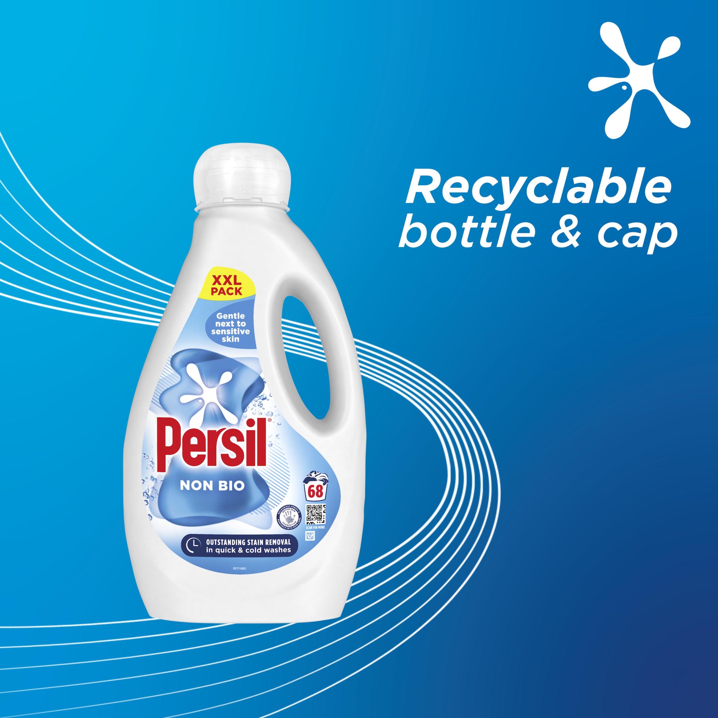 Persil 68 Washes Non Bio Laundry Washing Liquid Detergent 1.836L thumbnail 5