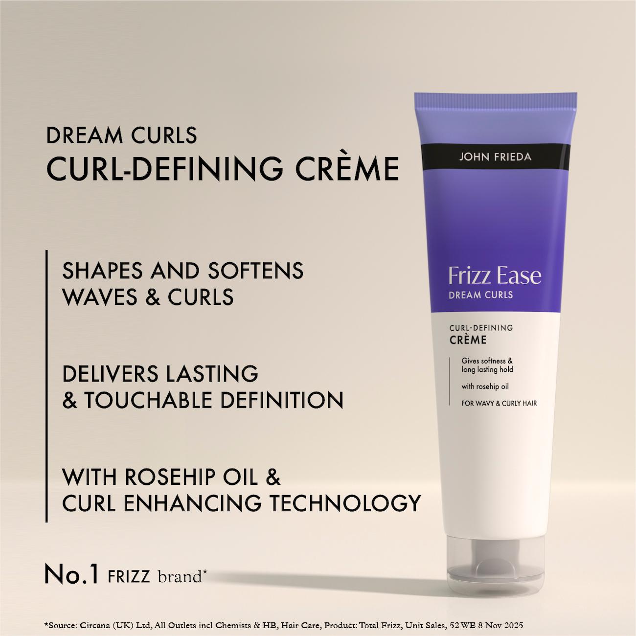 John Frieda 150ml Frizz Ease Dream Curl Defining Crème thumbnail 3