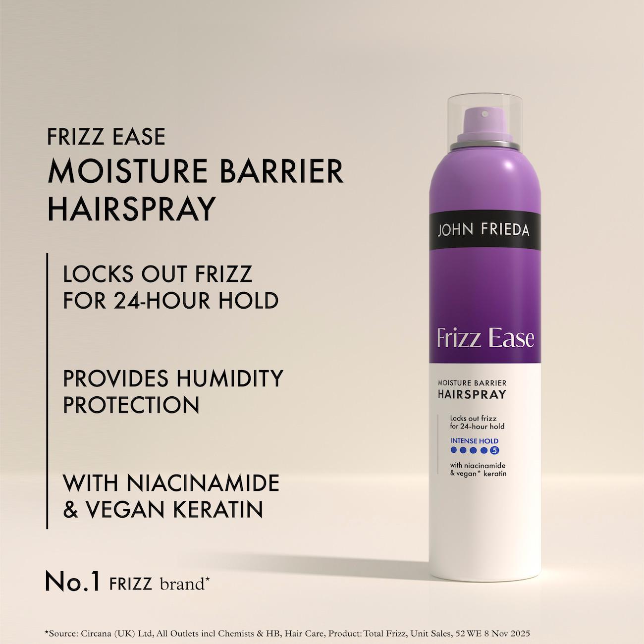 John Frieda 250ml Frizz Ease Moisture Barrier Hairspray thumbnail 3