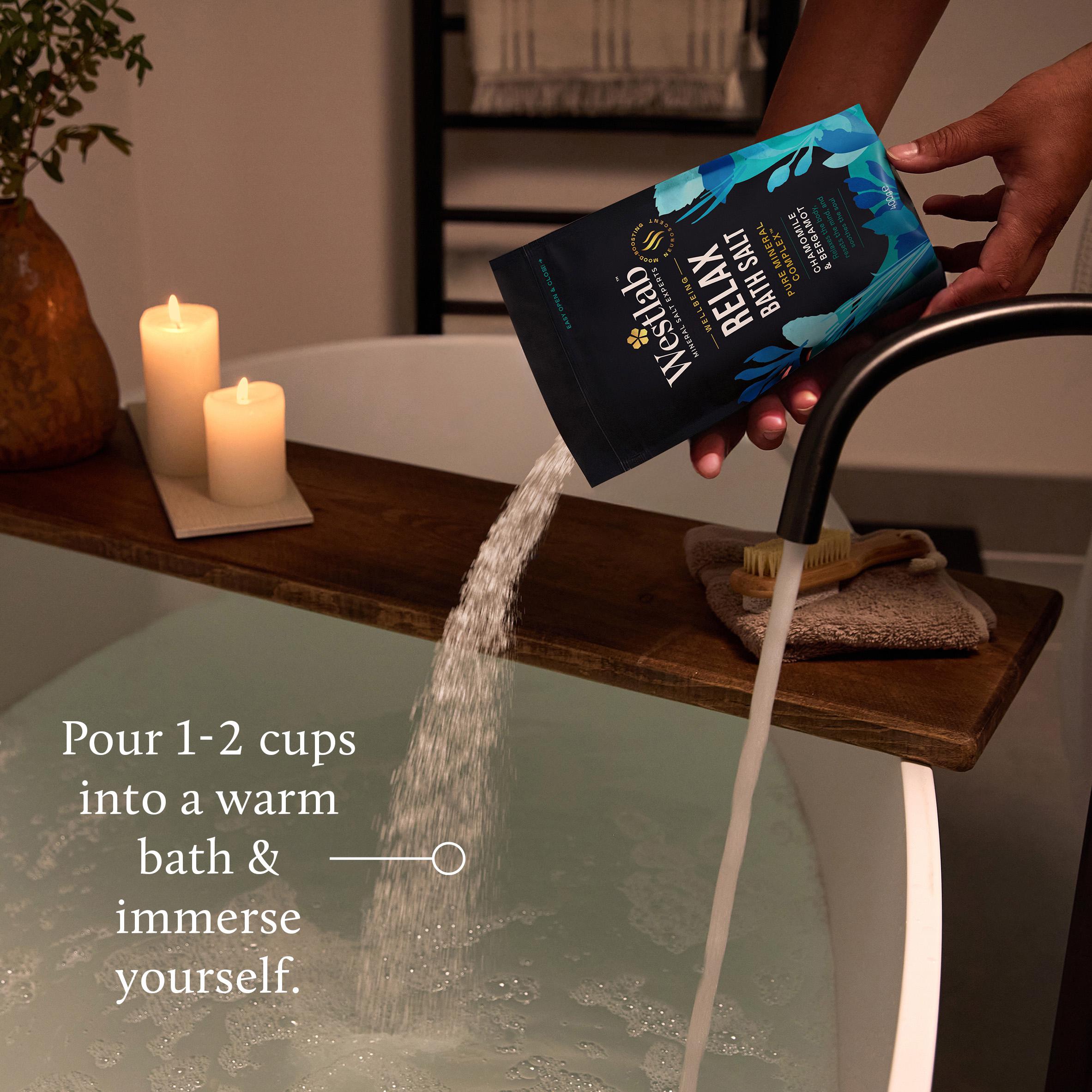 Westlab 400g Chamomile & Bergamot Wellbeing Relax Bath Salt thumbnail 3