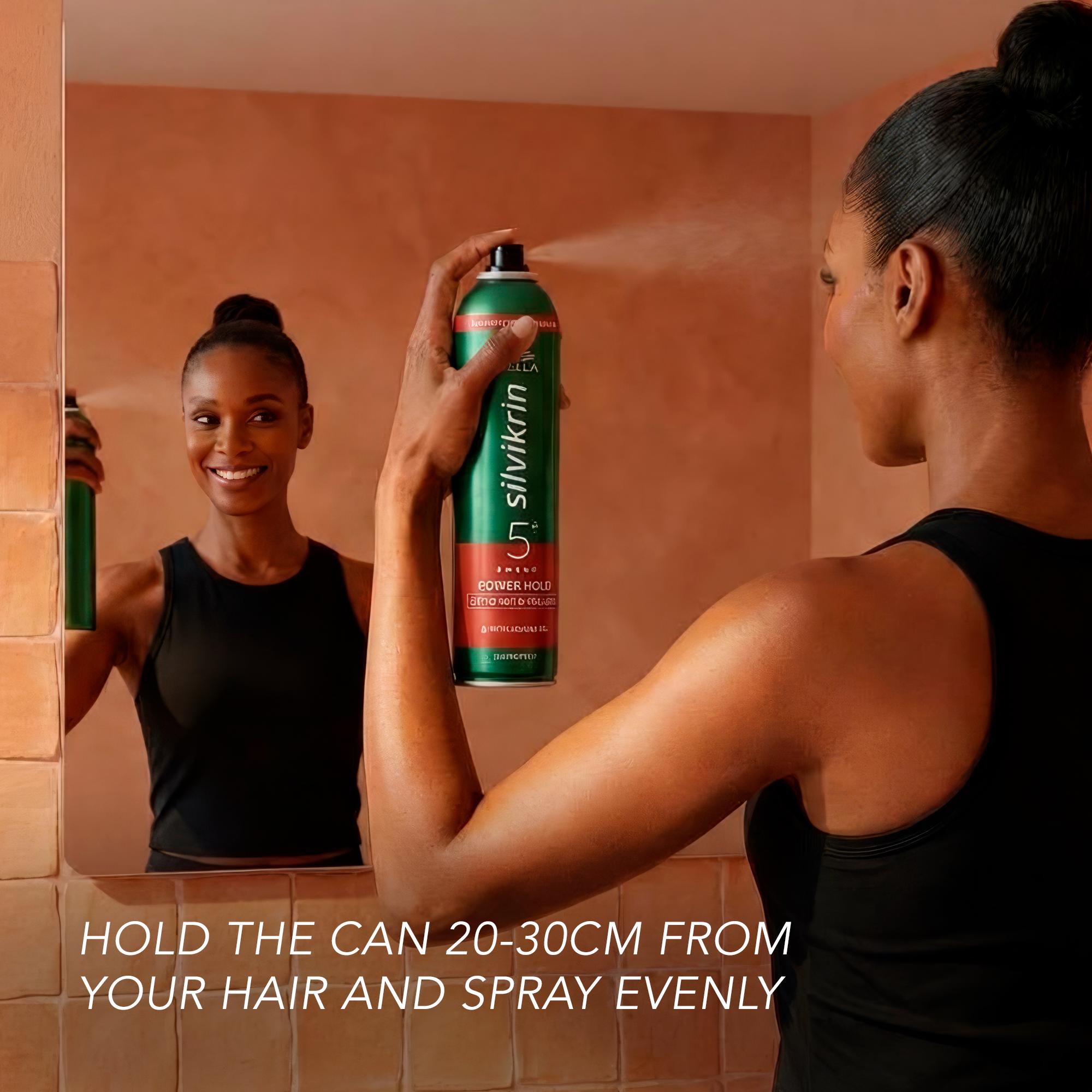 Wella Silvikrin 400ml Power Extreme Hold Hairspray thumbnail 3