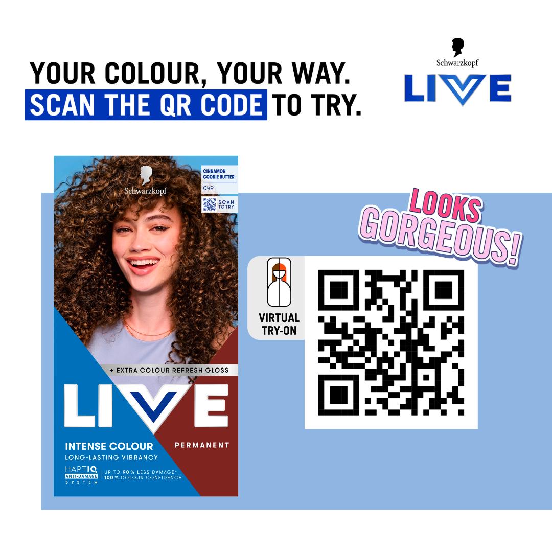 Schwarzkopf Live Intense Colour 850 Cinnamon Cookie Butter Permanent Hair Dye thumbnail 4