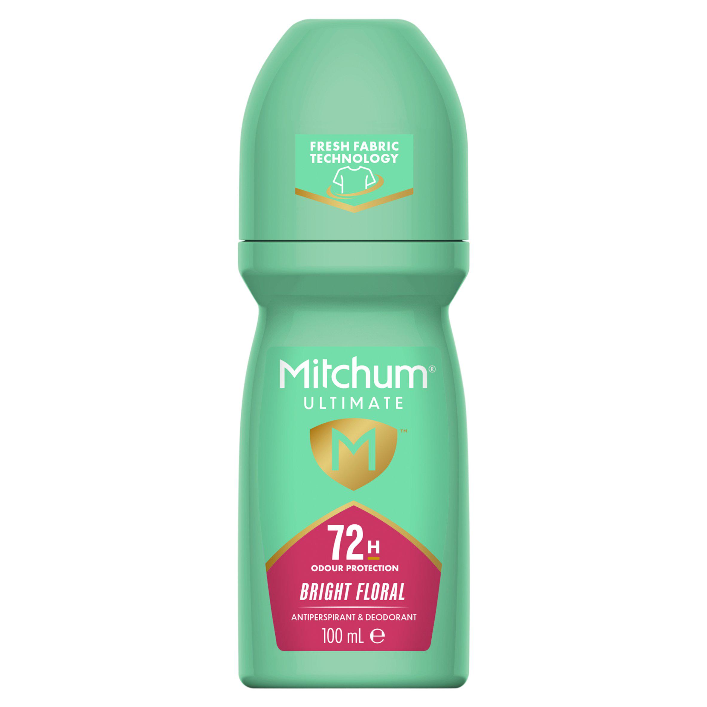 Mitchum Ultimate 72hr Roll On Bright Floral 100ml