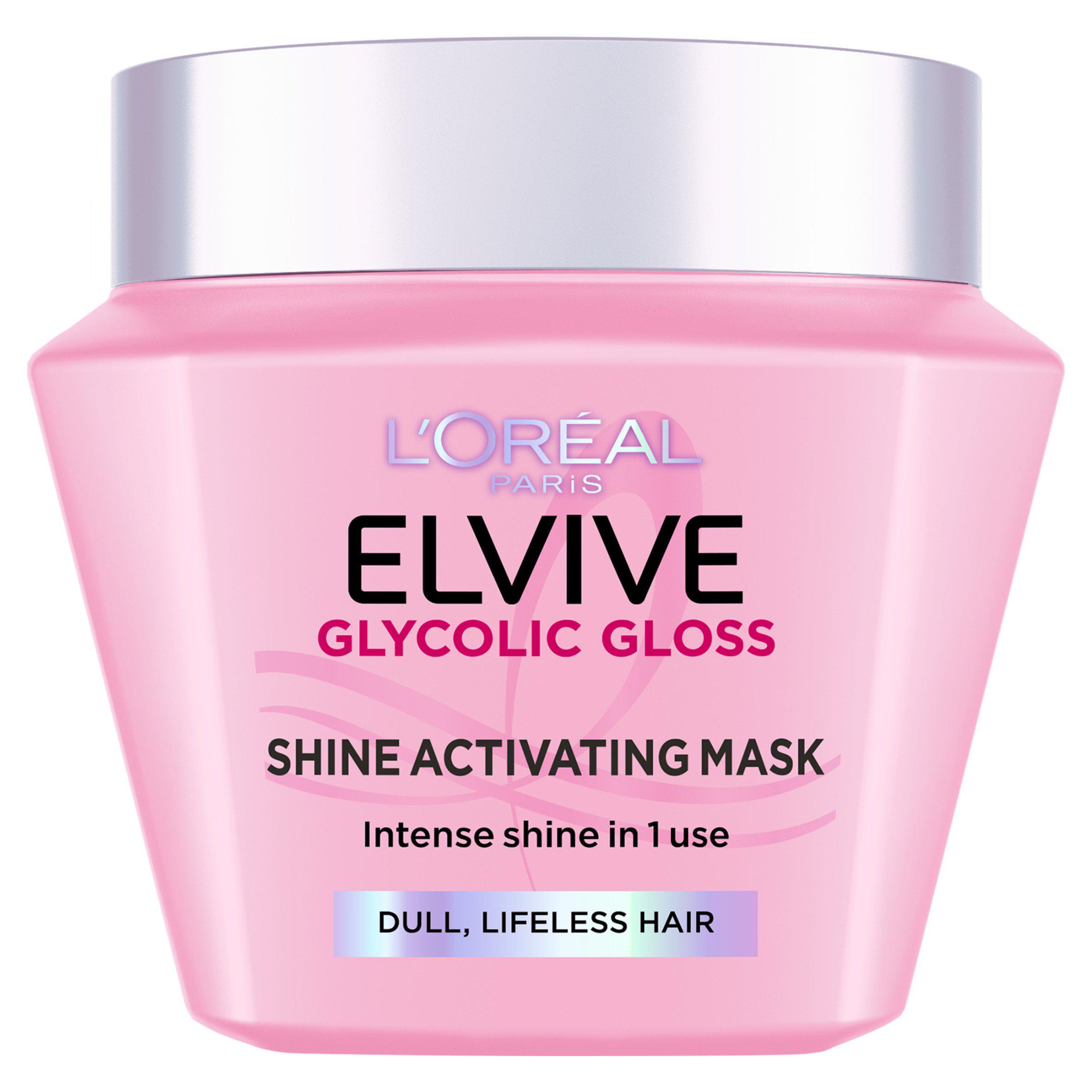 L'Oreal Paris Elvive Glycolic Gloss Shine Activating Mask for Dull Hair 300ml
