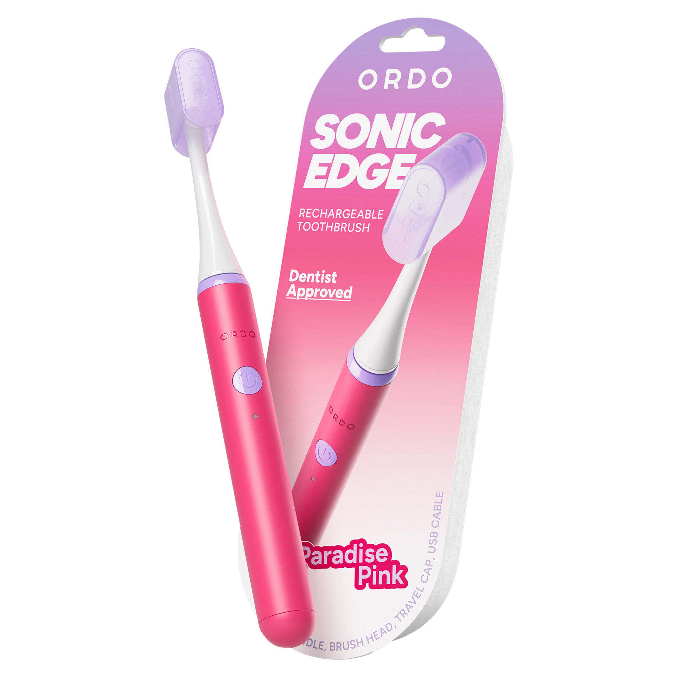 Ordo Sonic Edge Paradise Pink Rechargeable Toothbrush