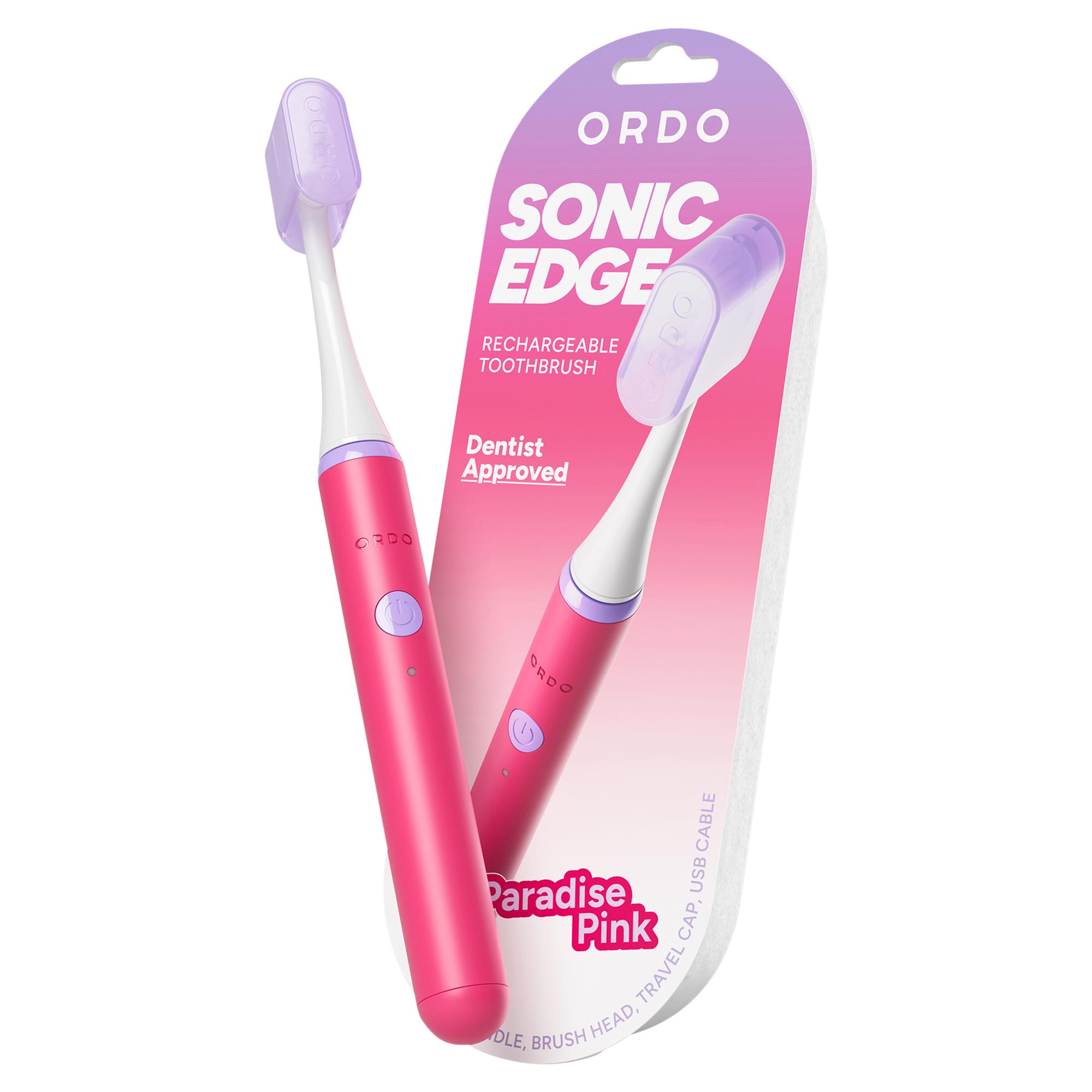 Ordo Sonic Edge Paradise Pink Rechargeable Toothbrush thumbnail 2