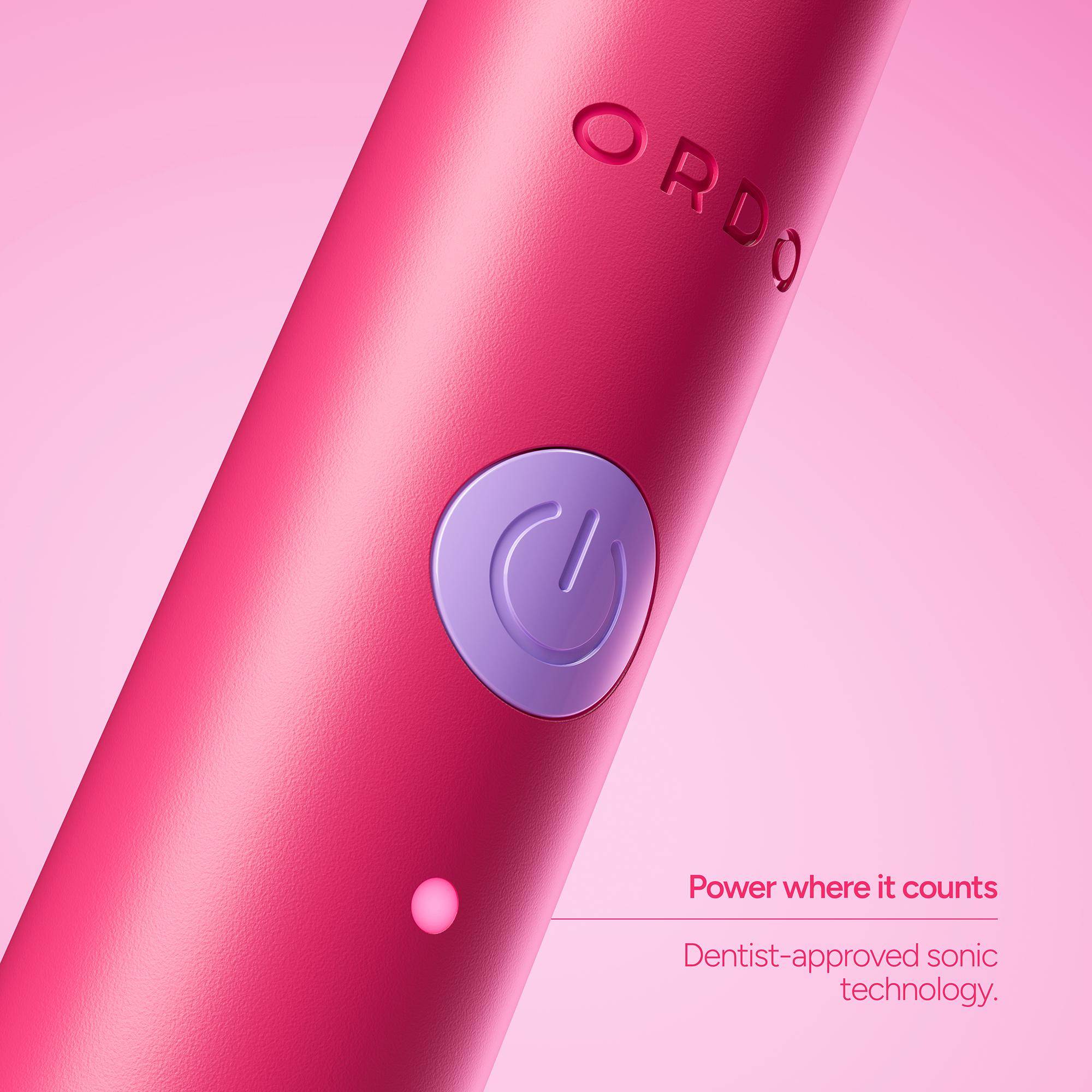 Ordo Sonic Edge Paradise Pink Rechargeable Toothbrush thumbnail 6