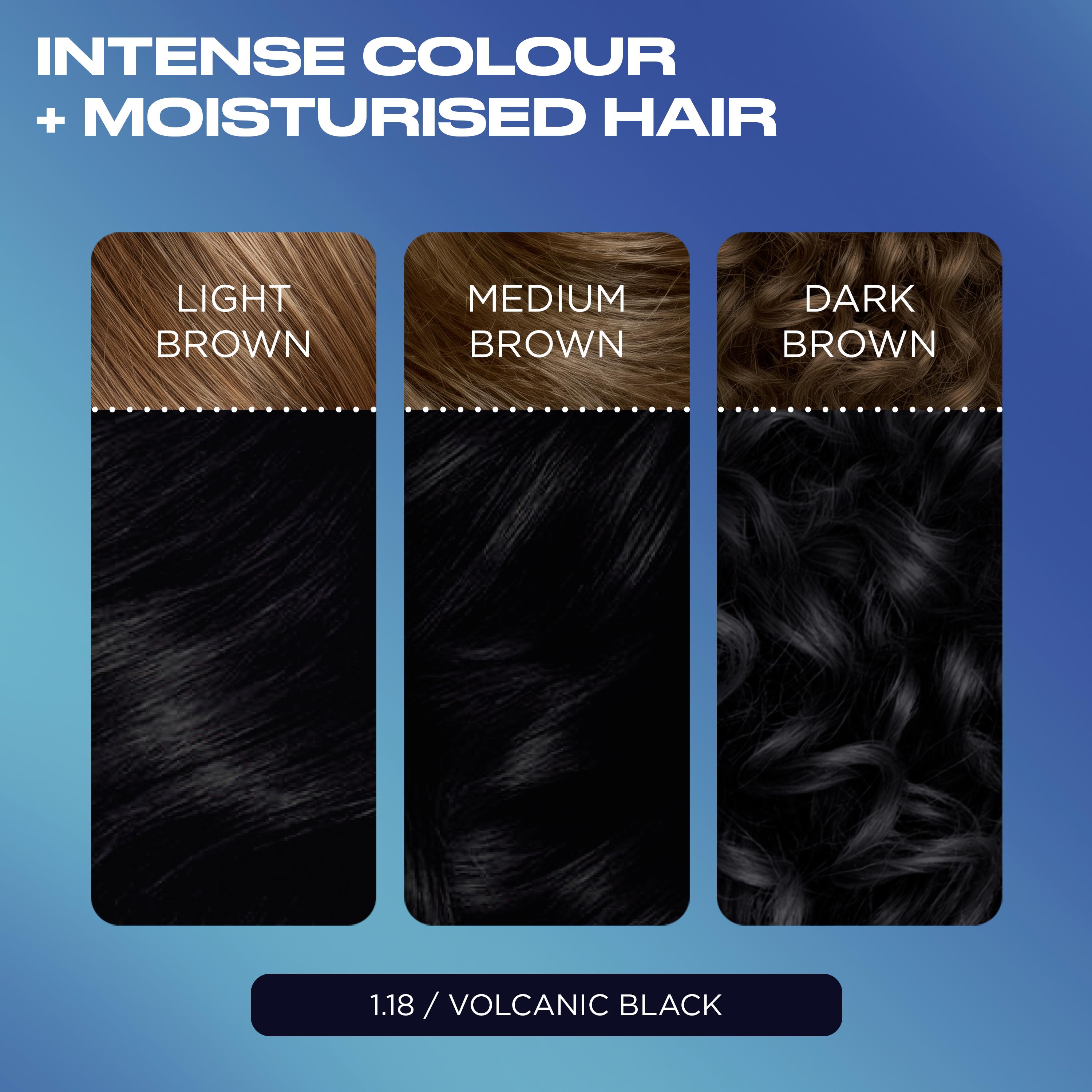 Clairol Nice'N Easy Bold 1.18 Volcanic Black Permanent Hair Dye thumbnail 2