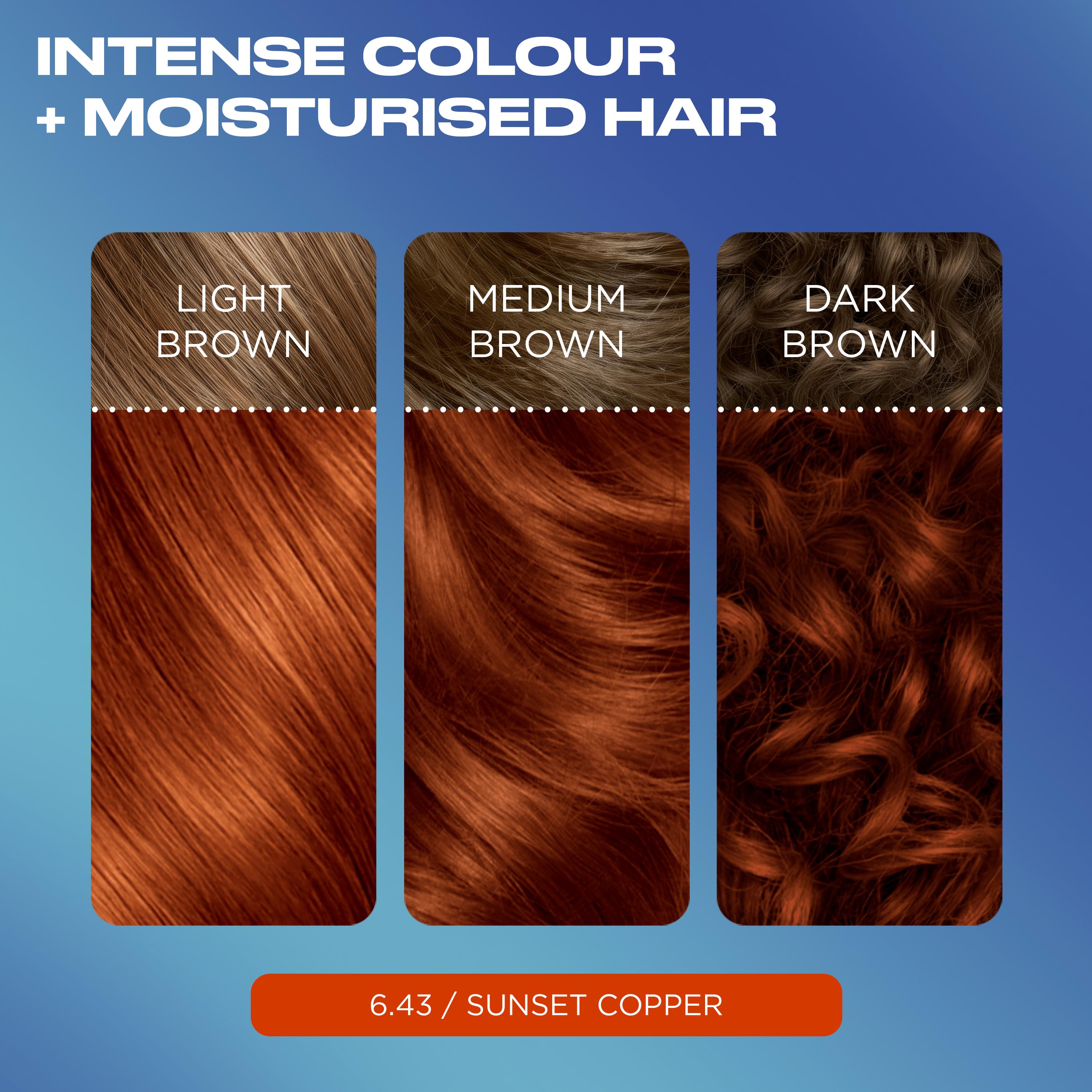 Clairol Nice'N Easy Bold 6.43 Sunset Copper Permanent Hair Dye thumbnail 2
