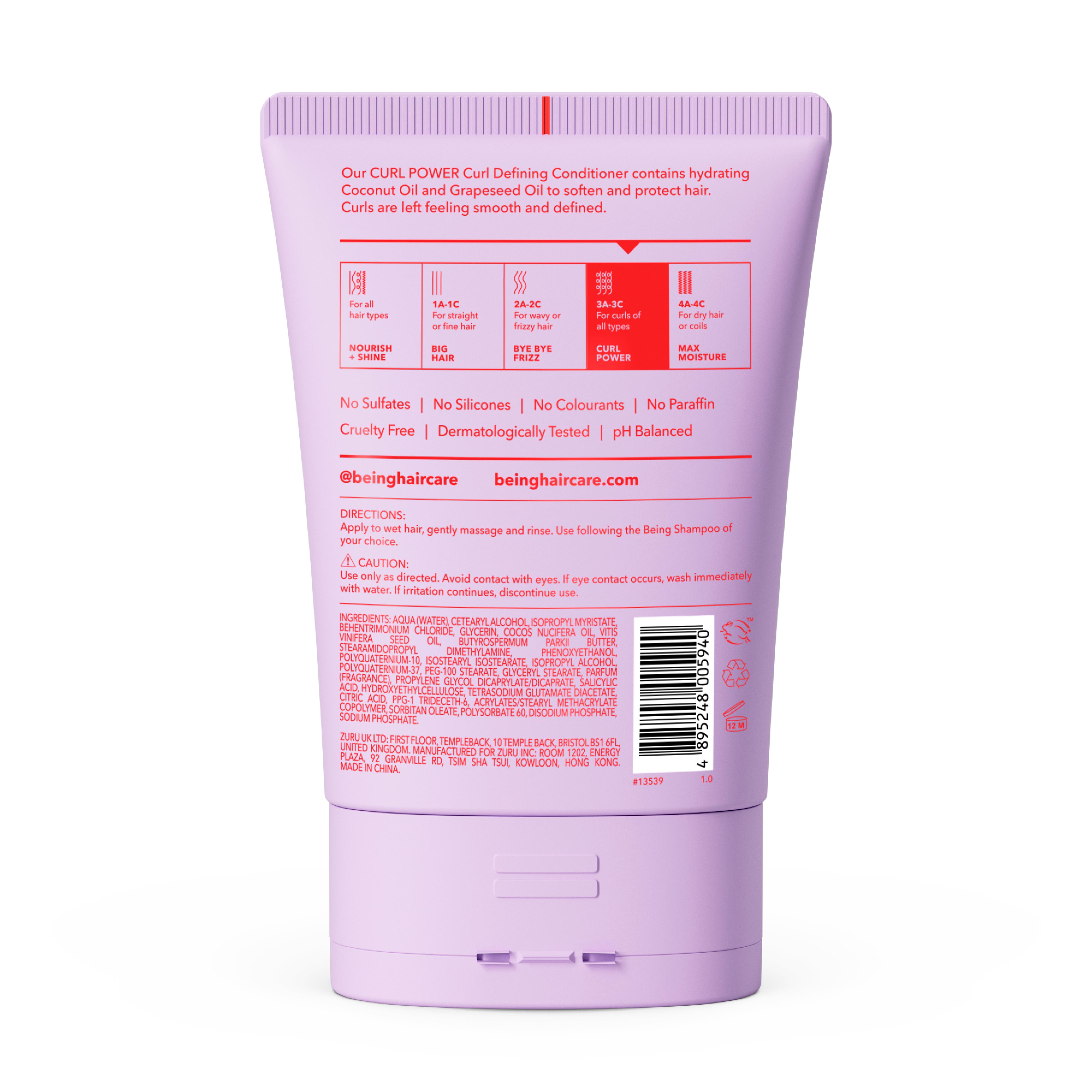 Being 354ml Curl Power Defining Conditioner thumbnail 2