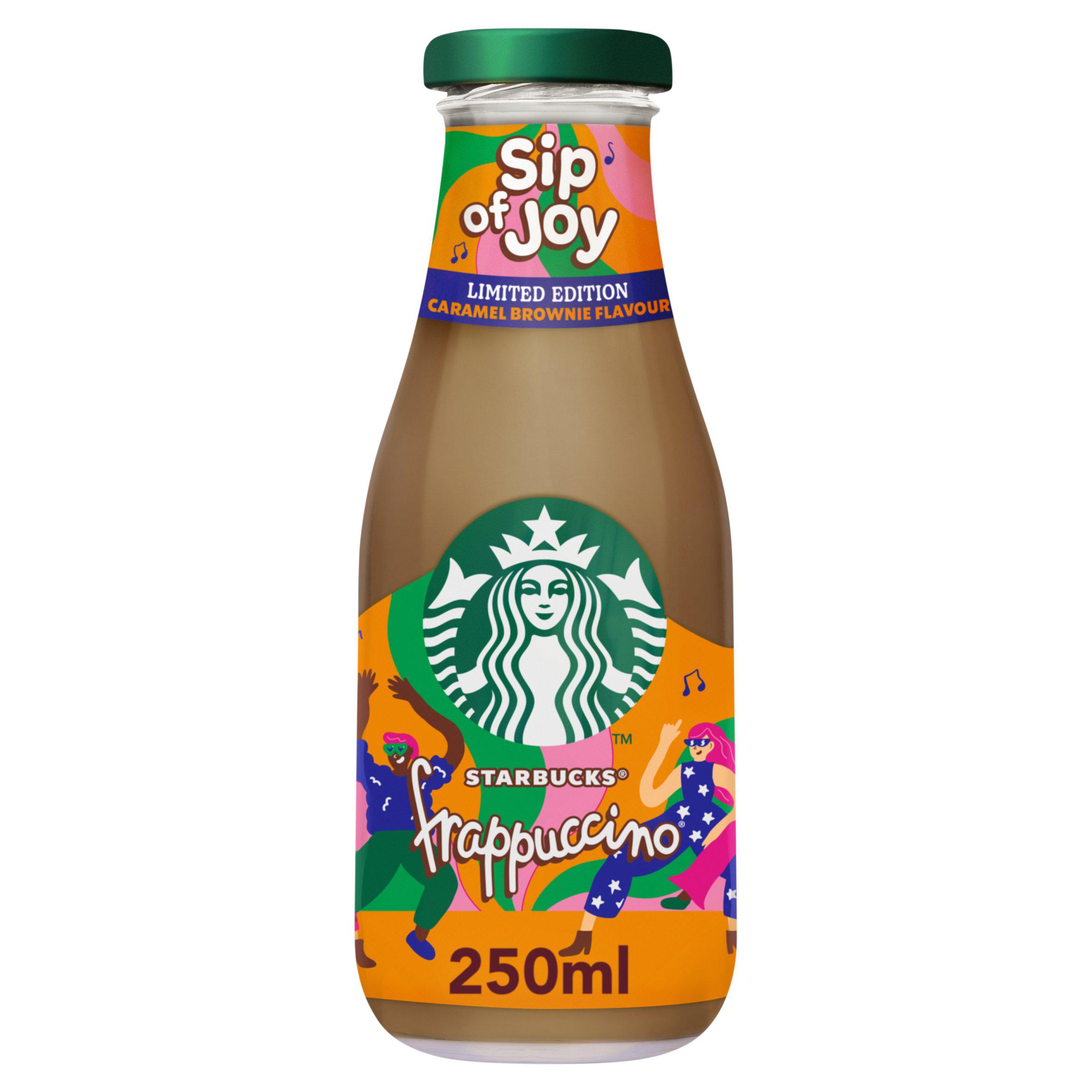 Starbucks Frappuccino Caramel Brownie Flavour Coffee Drink, Limited Edition 250ml