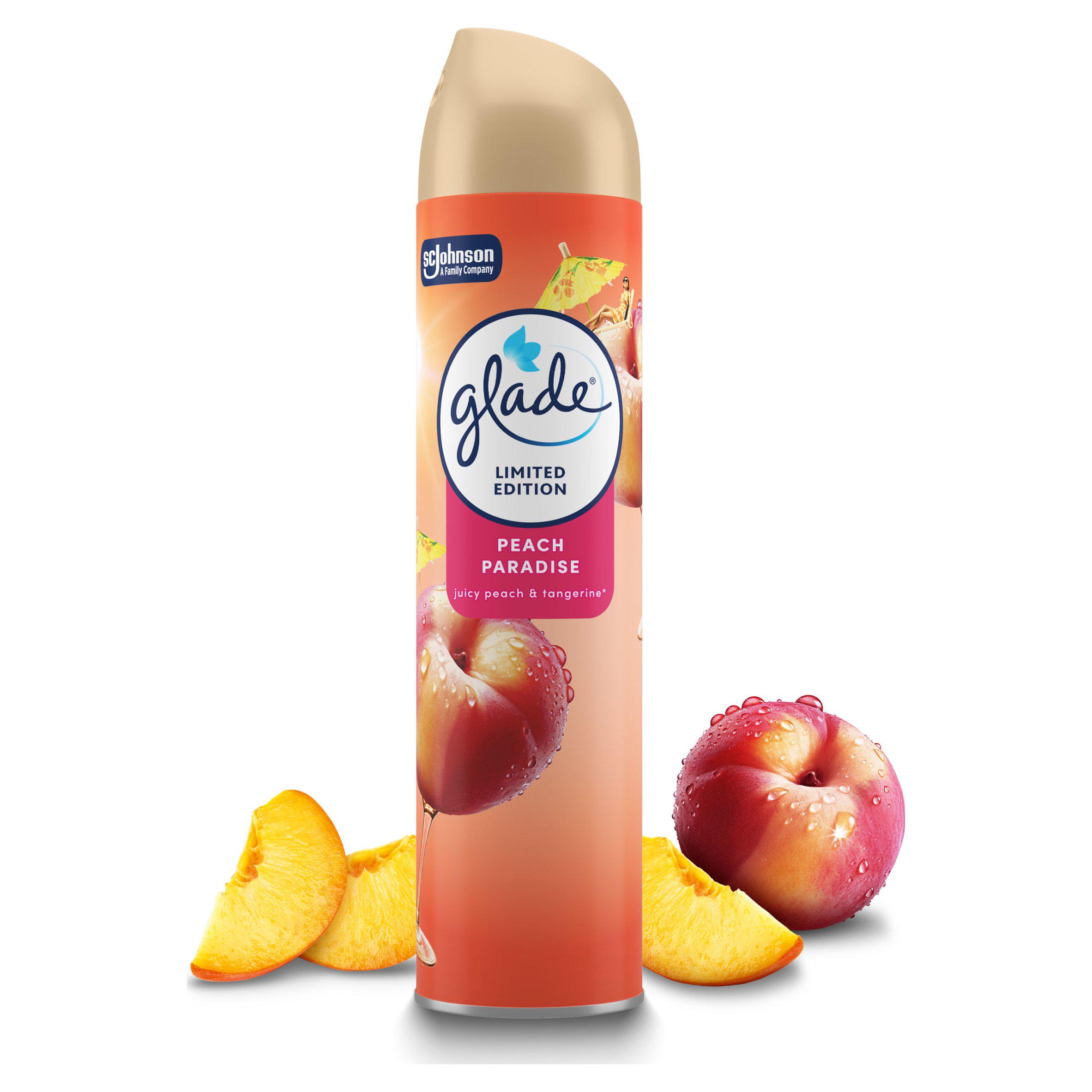 Glade Peach Paradise Aerosol Air Freshener 300ml