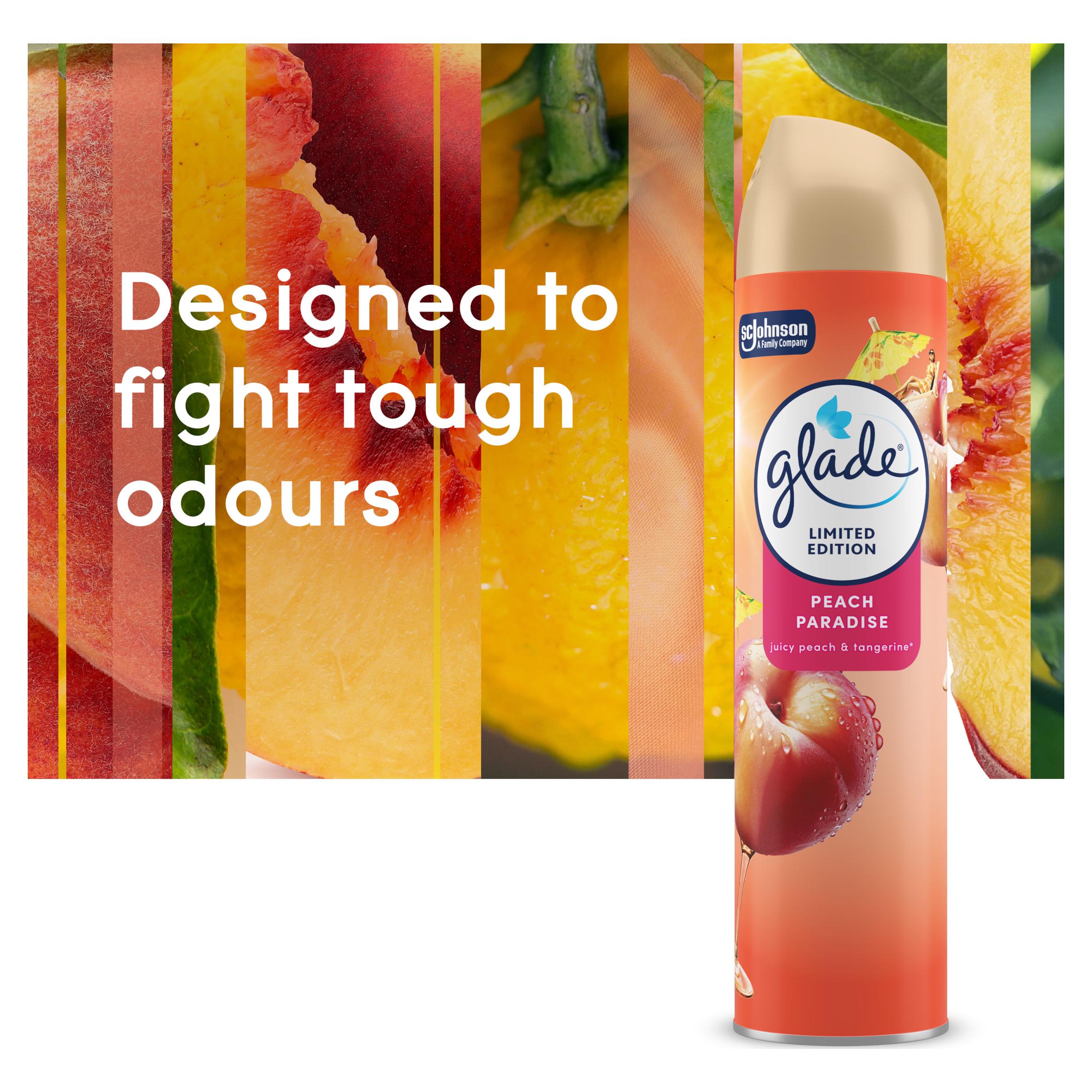 Glade Peach Paradise Aerosol Air Freshener 300ml thumbnail 3