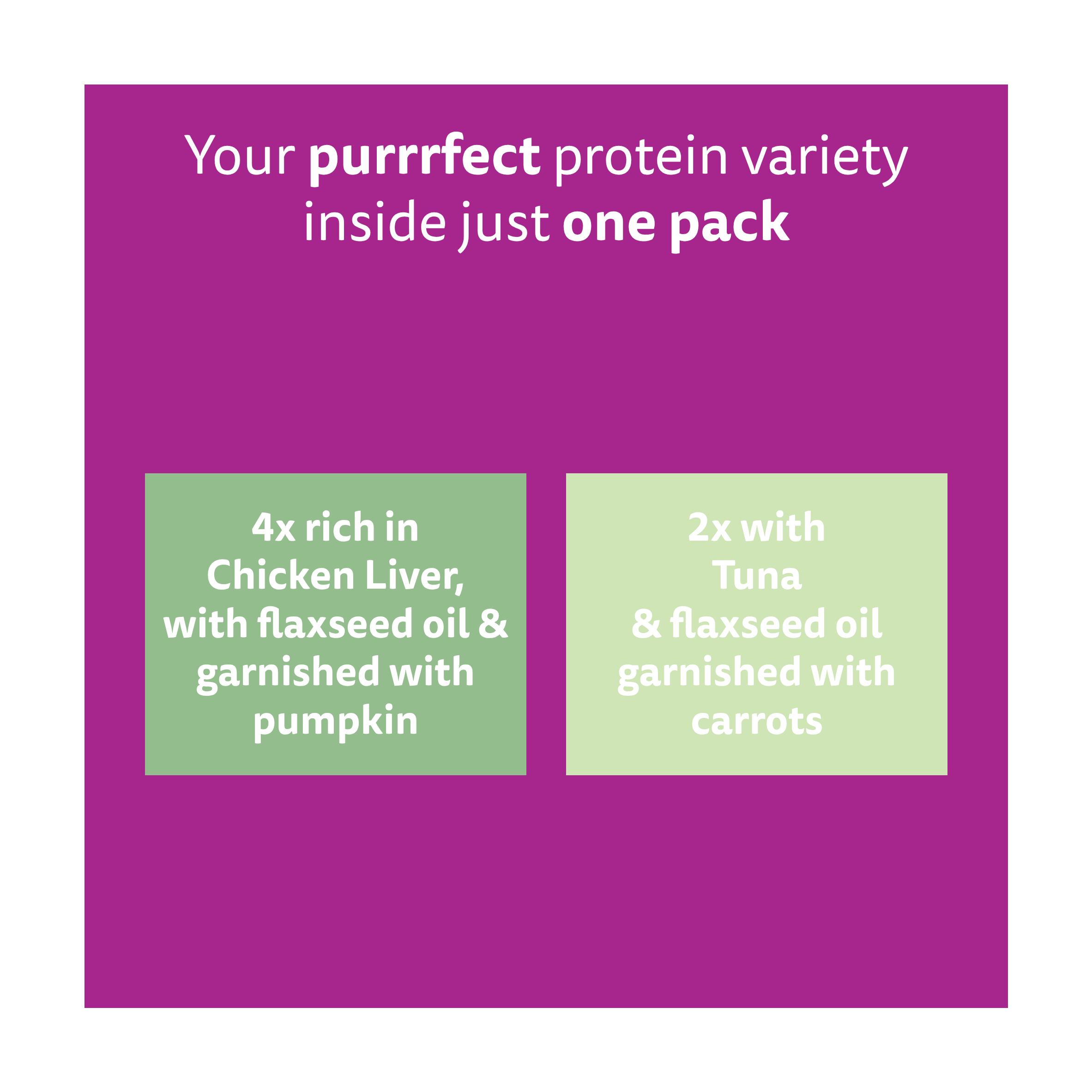 Whiskas Superfoods 6 x 50g 1+ Mixed Selection in Jelly Wet Cat Food Pouches thumbnail 5