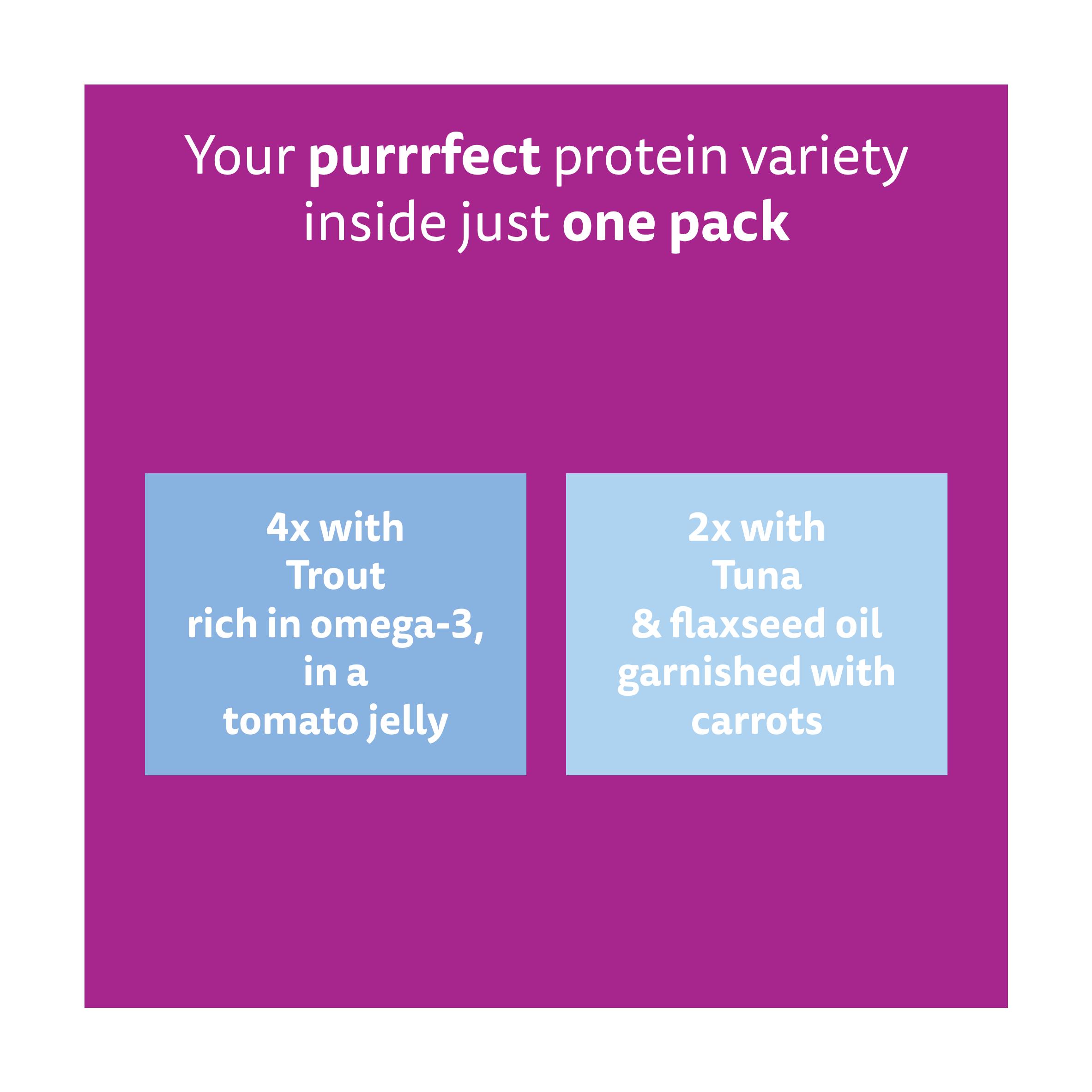 Whiskas Superfoods 6 x 50g 1+ Fish in Jelly Wet Cat Food Pouches thumbnail 5