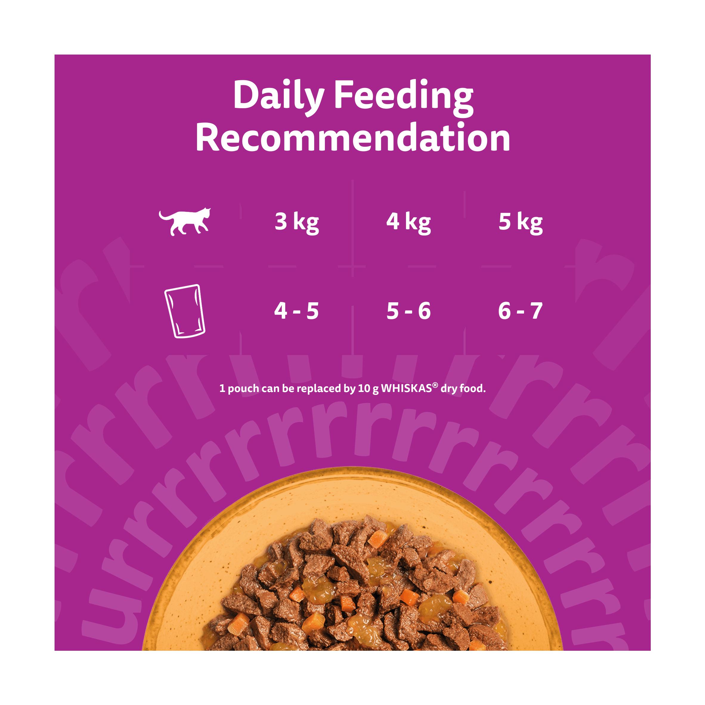 Whiskas Superfoods 6 x 50g 1+ Poultry in Jelly Wet Cat Food Pouches thumbnail 4
