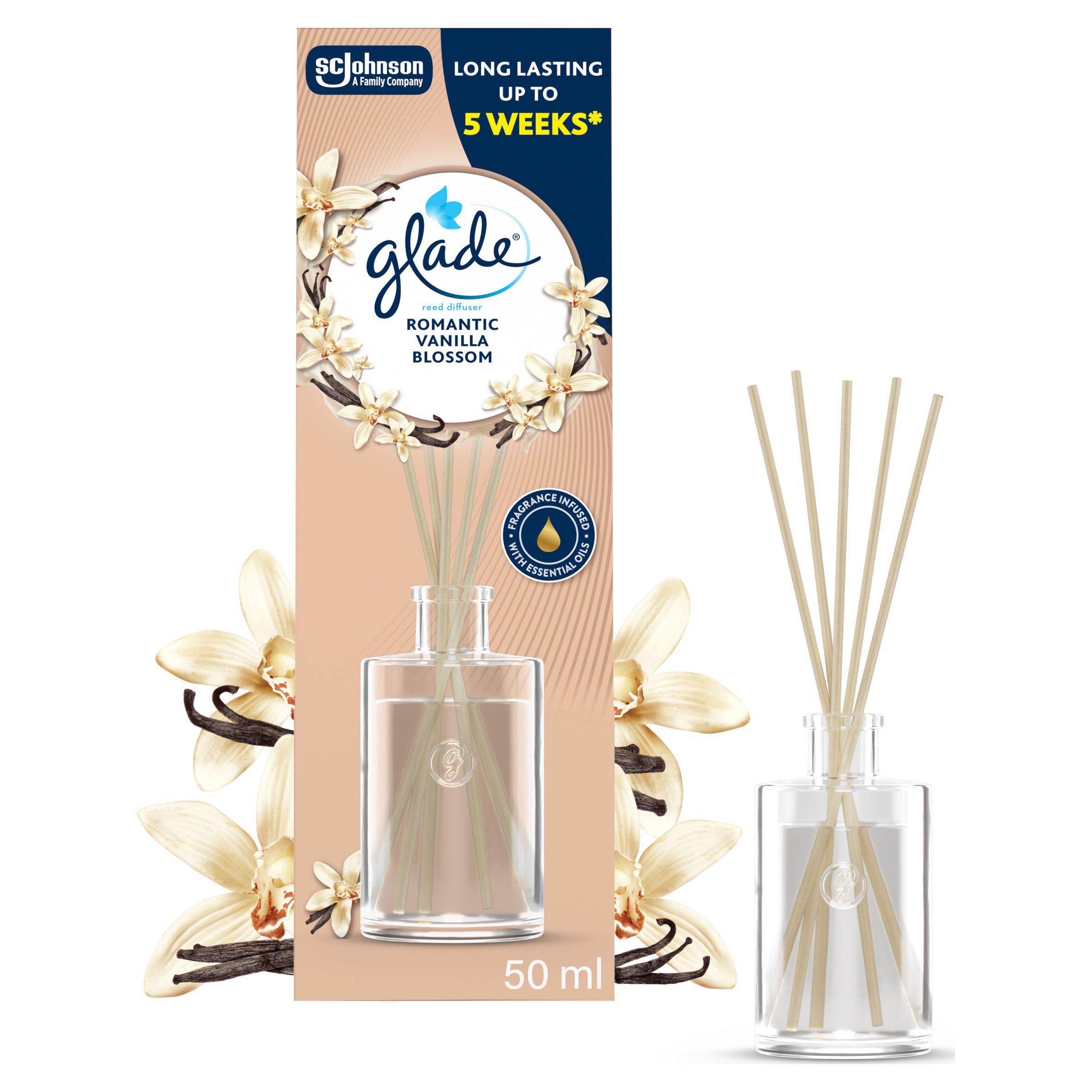 Glade Romantic Vanilla Blossom Reed Diffuser 50ml