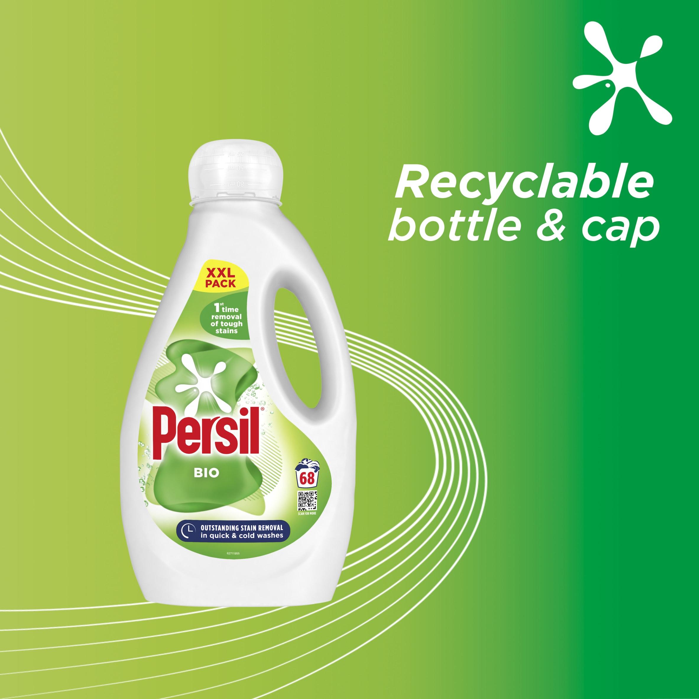 Persil 68 Washes Bio Laundry Washing Liquid Detergent 1.836L thumbnail 5