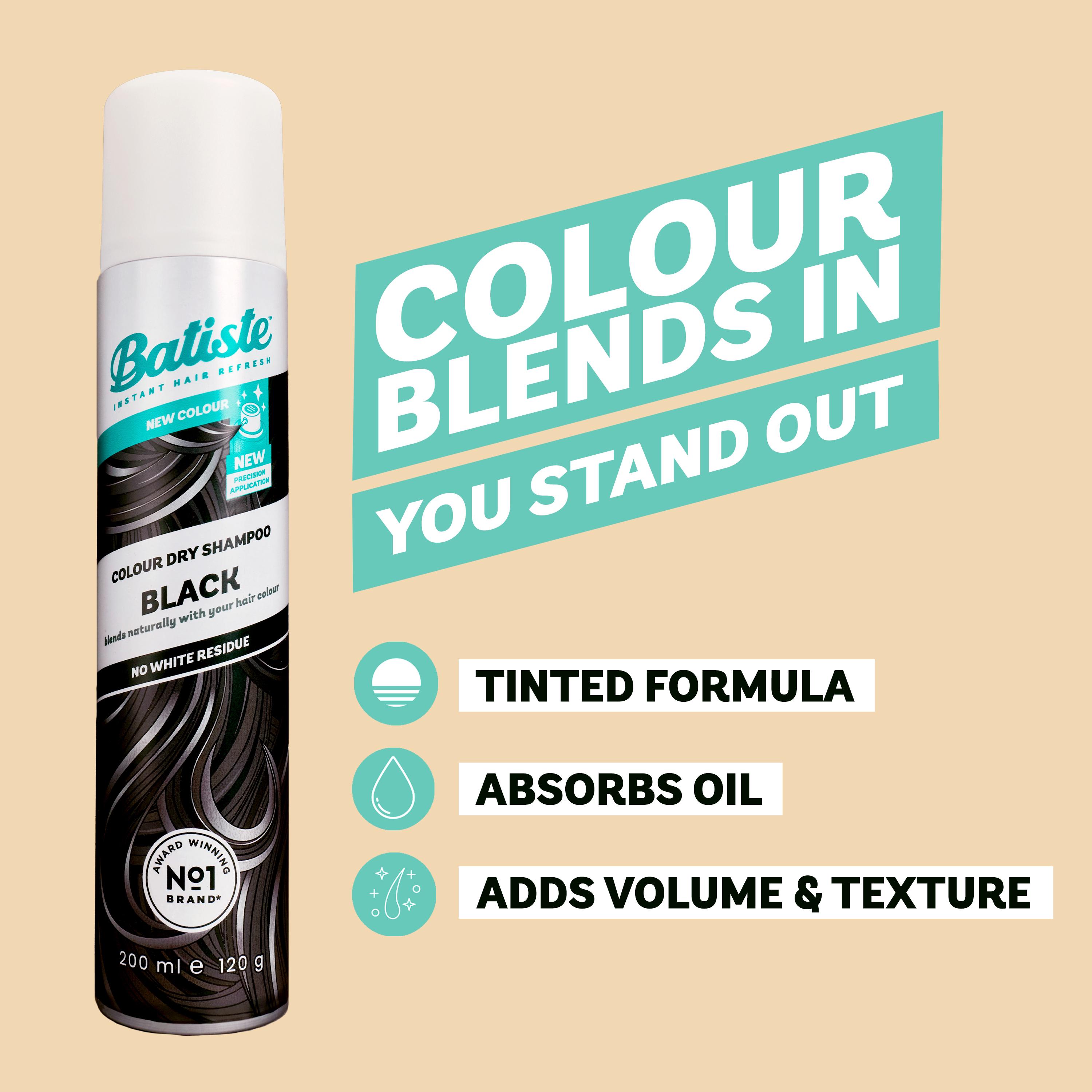 Batiste 200ml Black Colour Dry Shampoo thumbnail 6