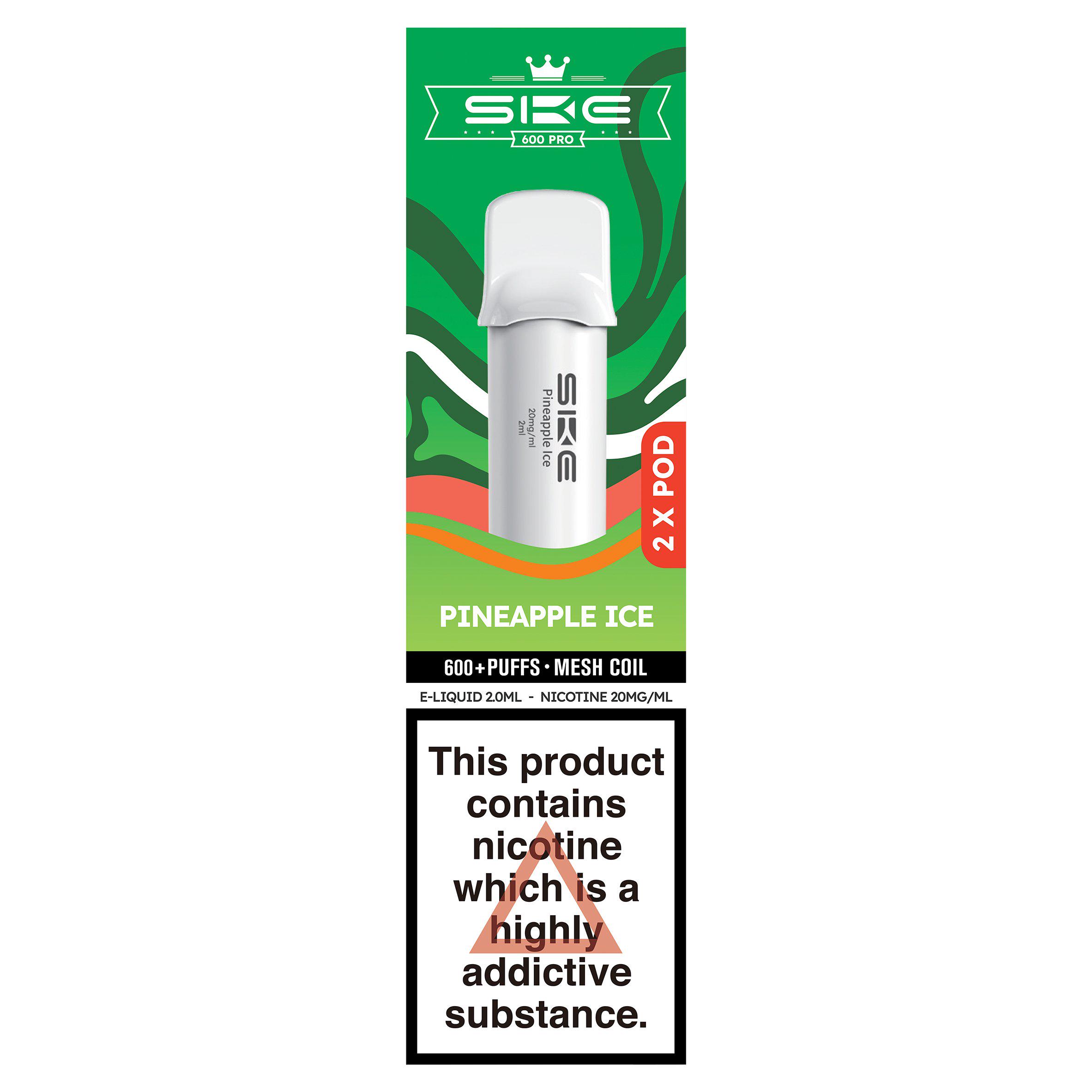 SKE 600 Pro 2 Pineapple Ice Pod 20mg/ml