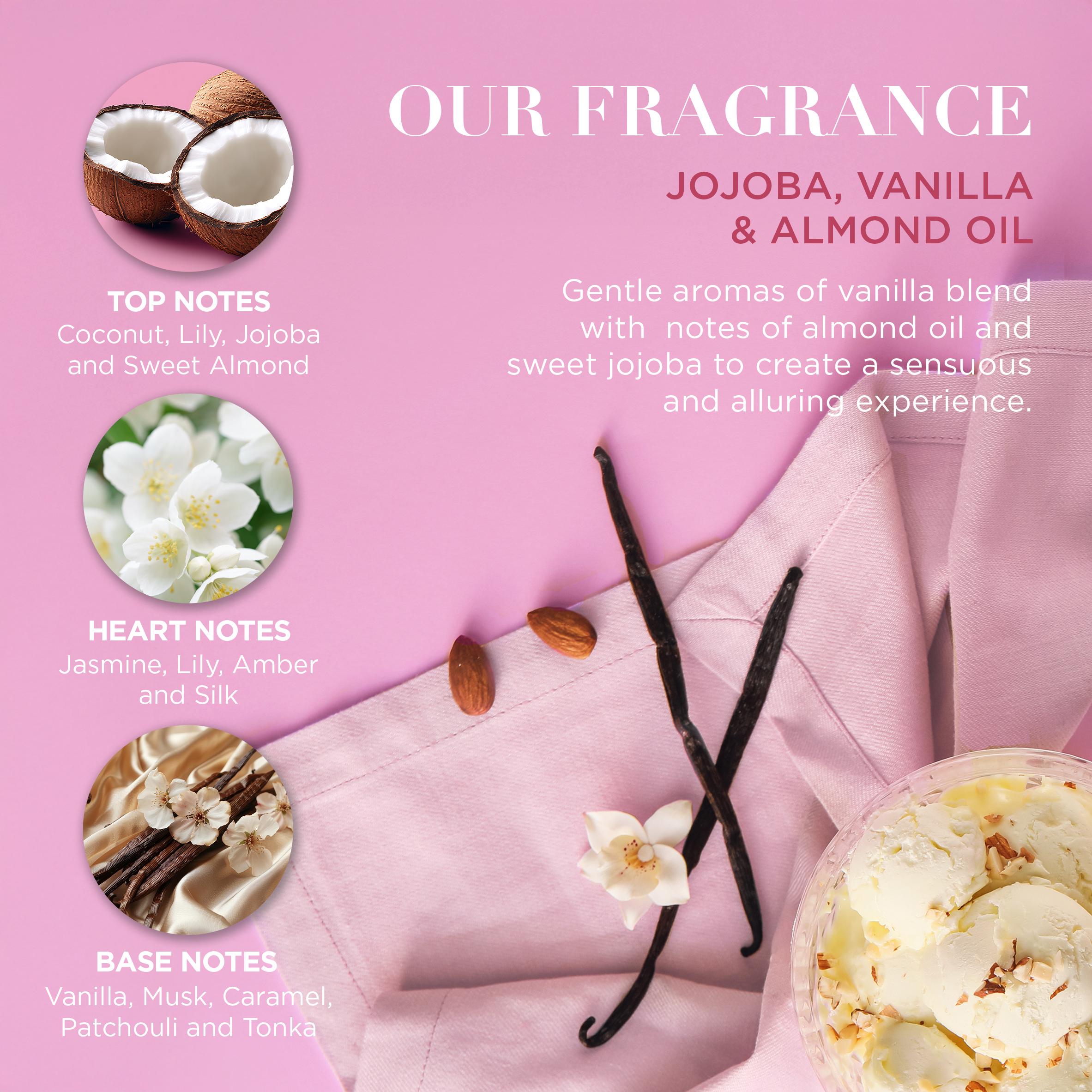 Baylis & Harding Jojoba, Vanilla & Almond Oil Gift Wrapped Candlelit Gift Set thumbnail 4