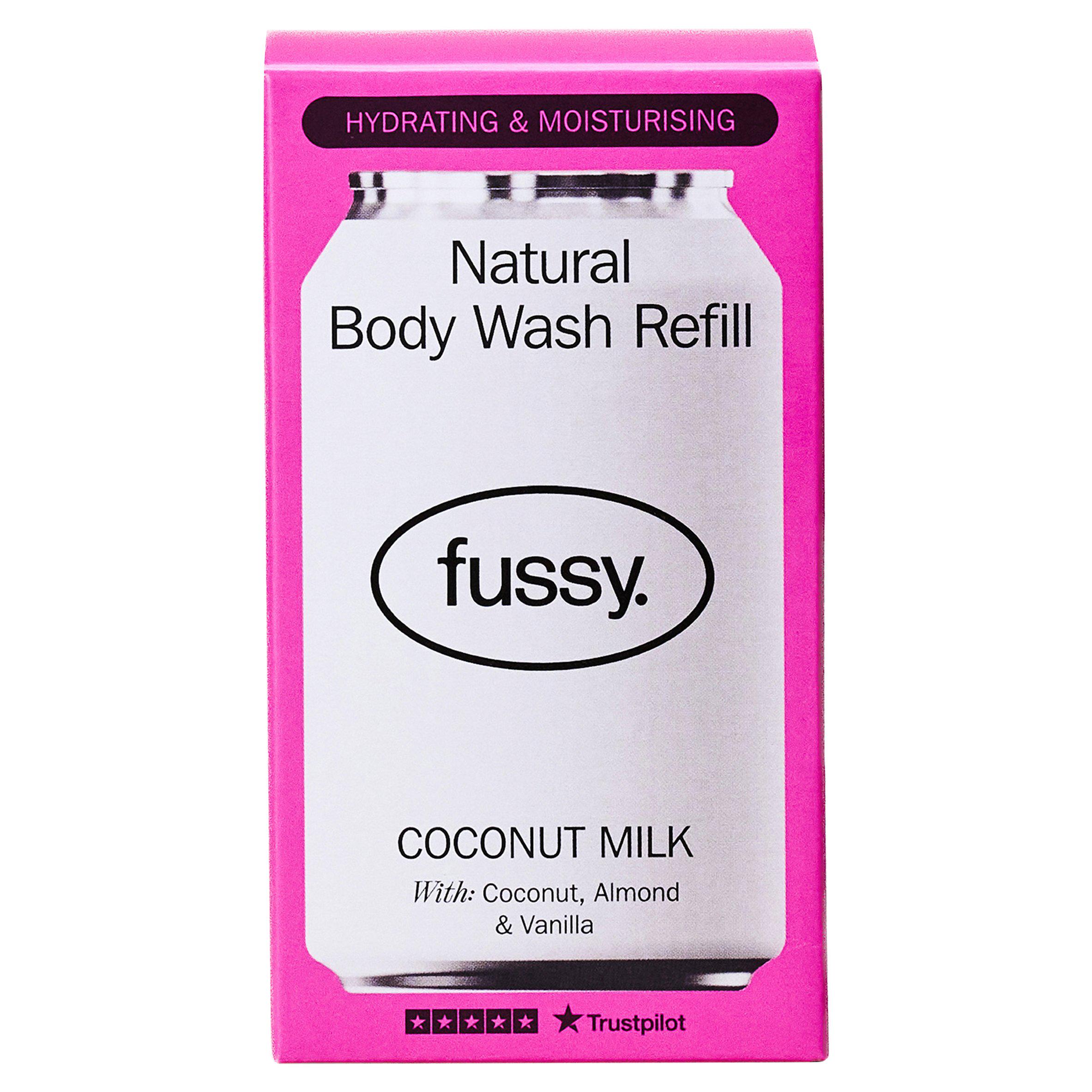 Fussy 320ml Coconut Milk Natural Body Wash Refill