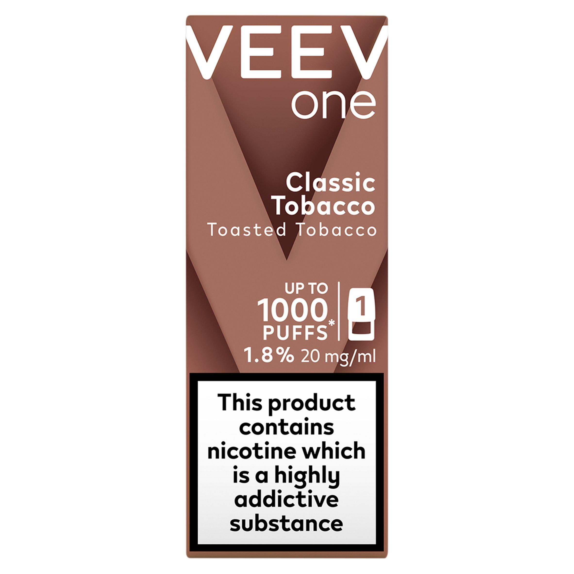 Veev 20mg/ml 1.8% One Classic Tobacco