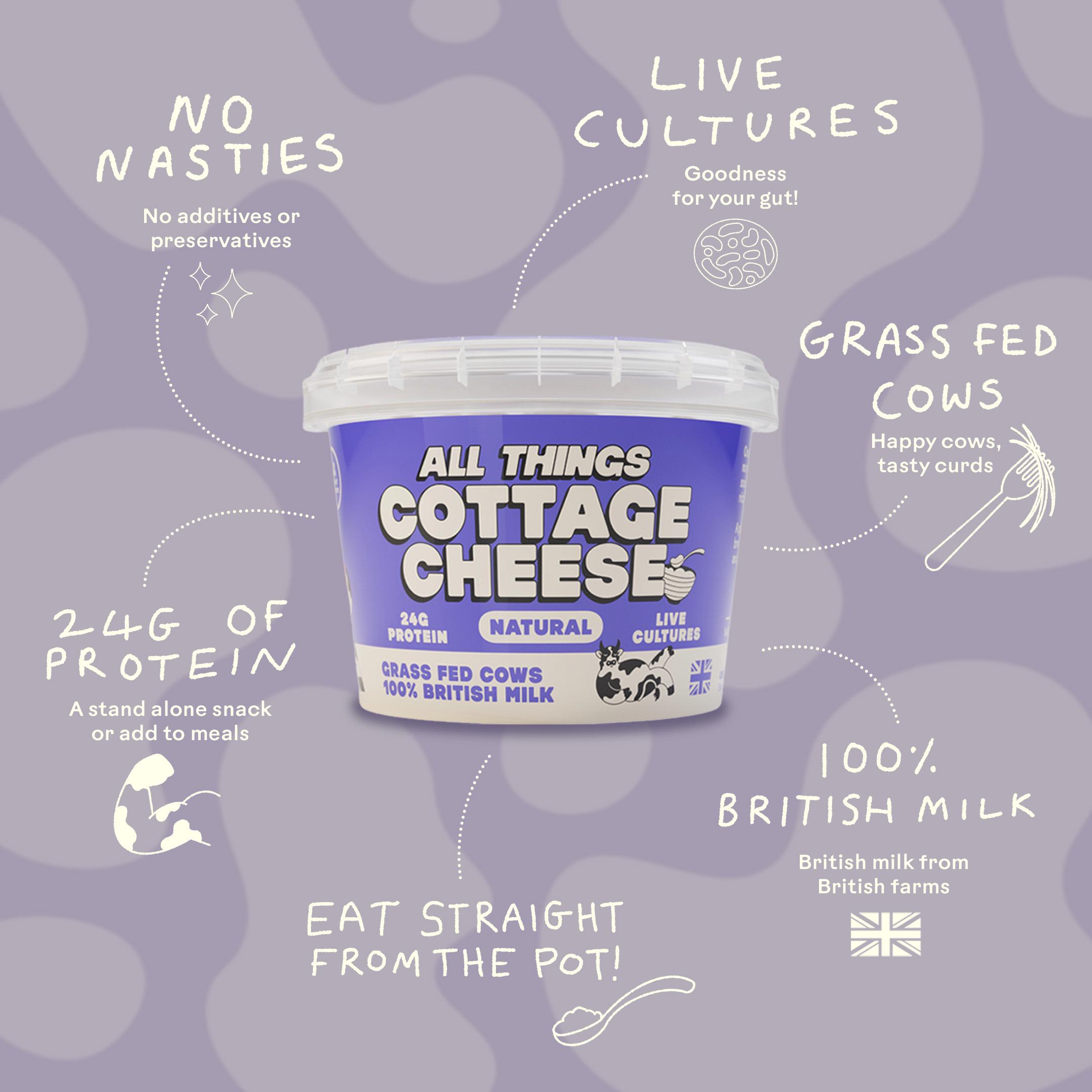 All Things 240g Natural Cottage Cheese thumbnail 2