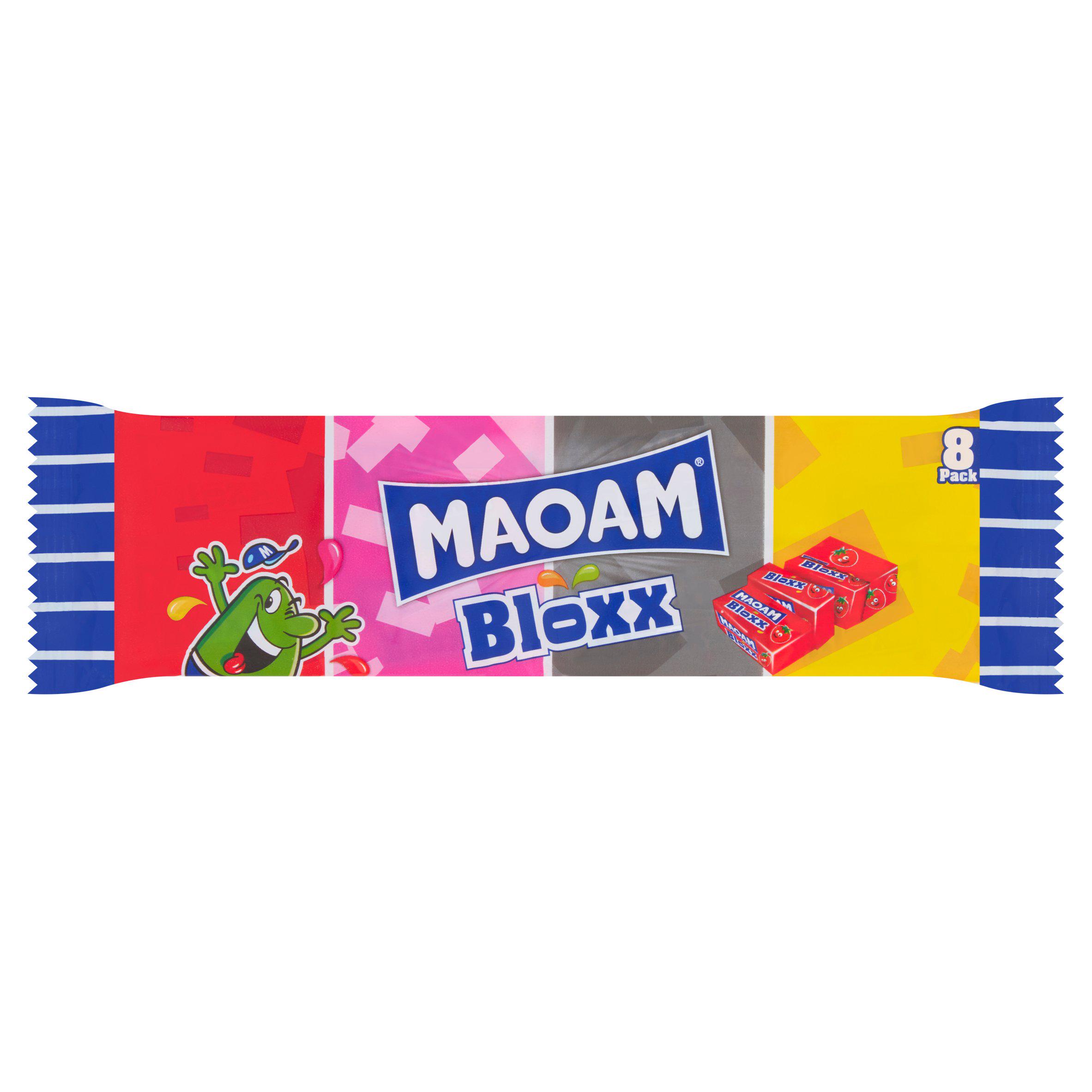Maoam 8 x 22g Fun Size Pack Fruit & Cola Flavour Chewy Sweets